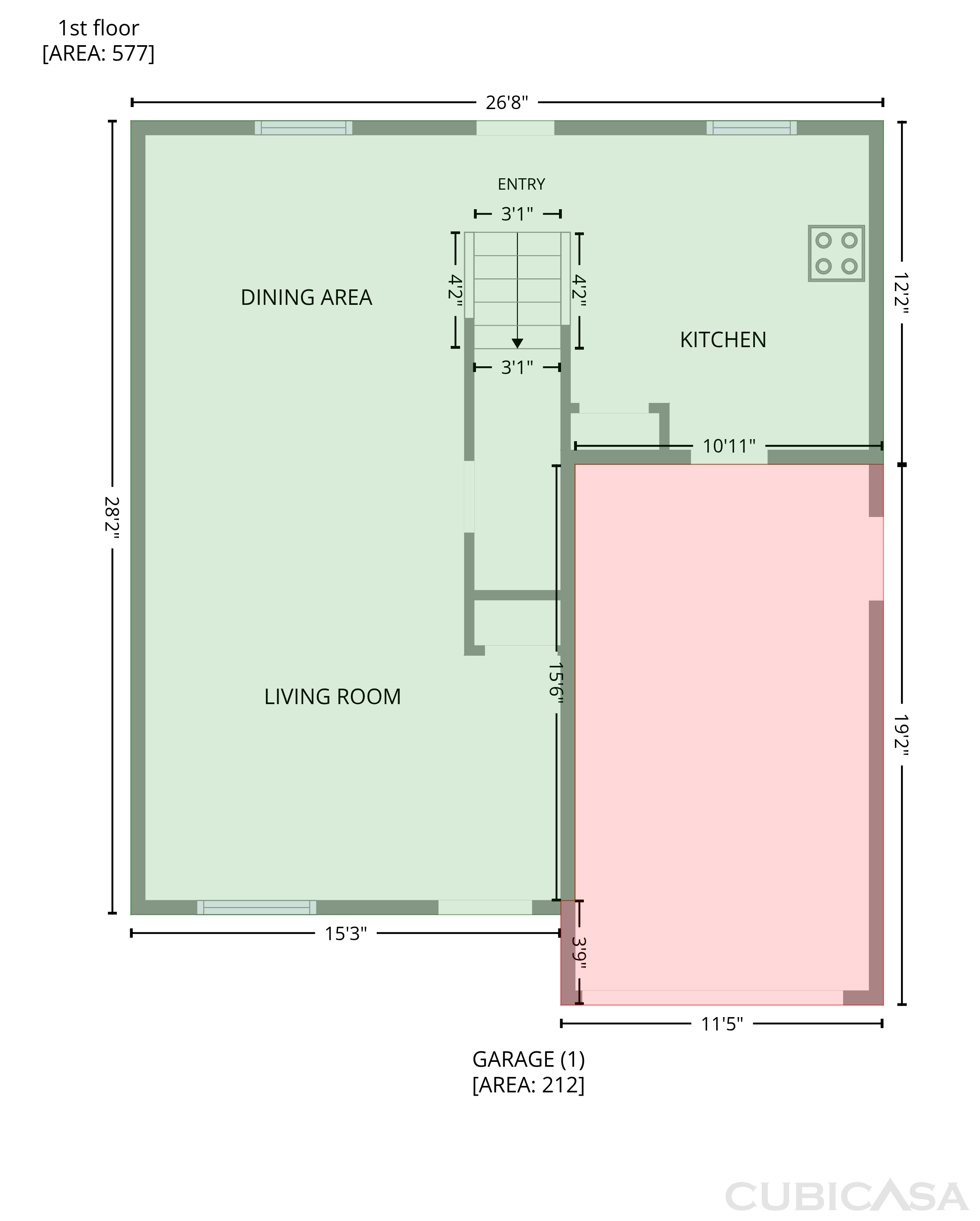 Second Floor of 1131 Langston Dr, Greensboro, NC
