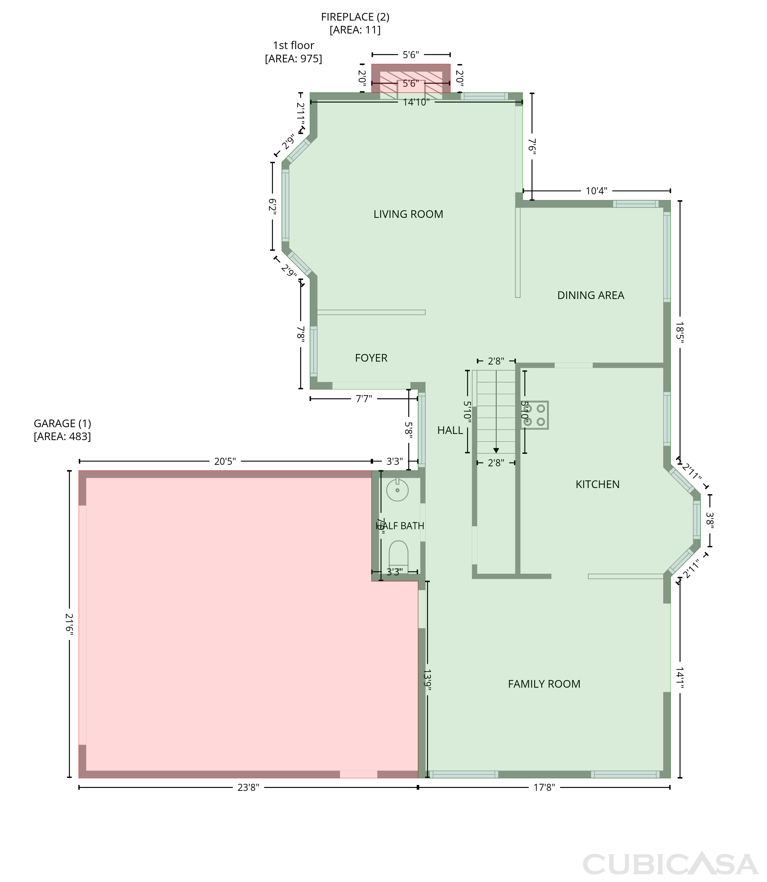 Main Floor of 22864 Finch St, Grand Terrace, CA