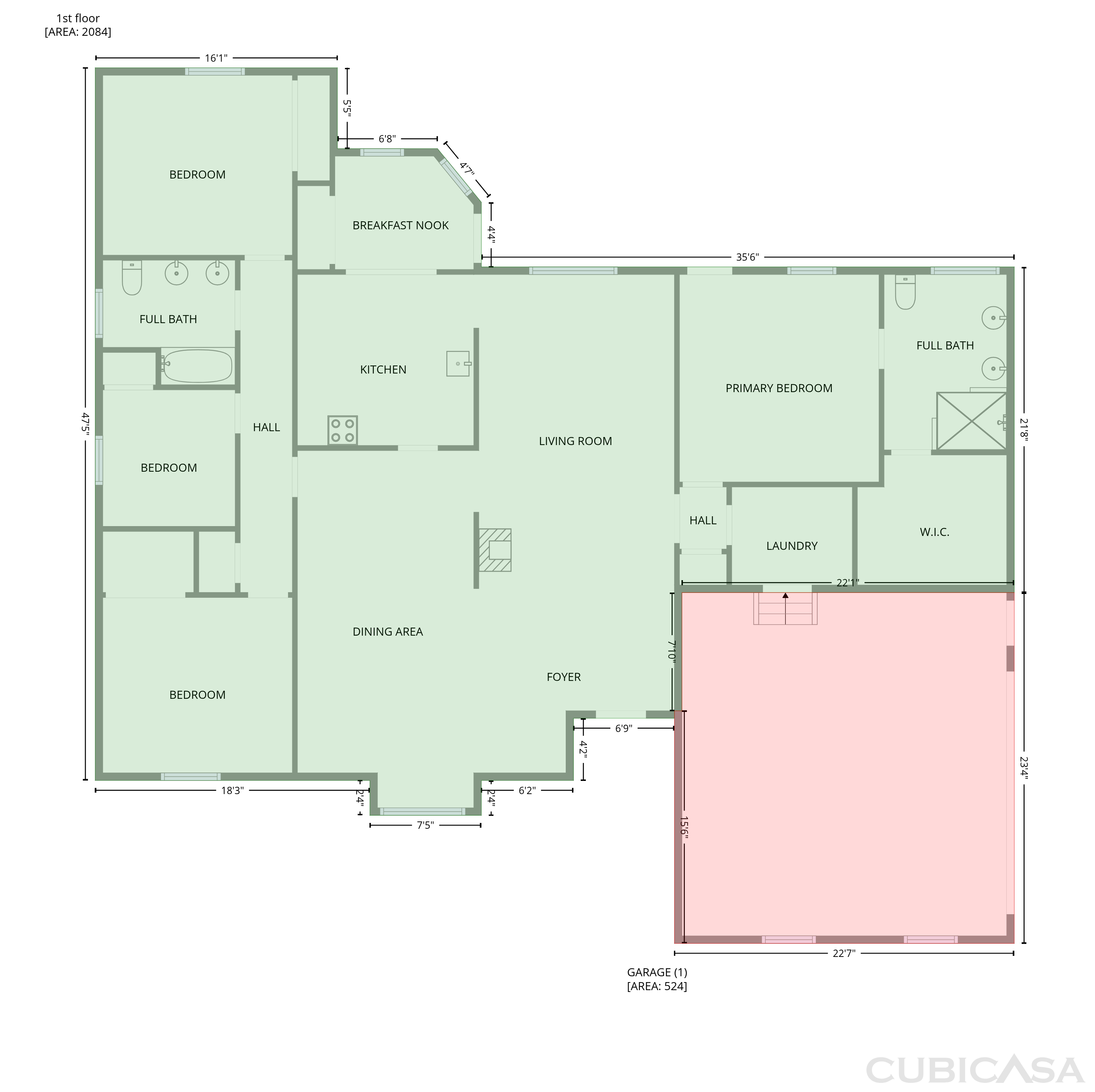 Main Floor of 1727 Joben Dr, Murfreesboro, TN