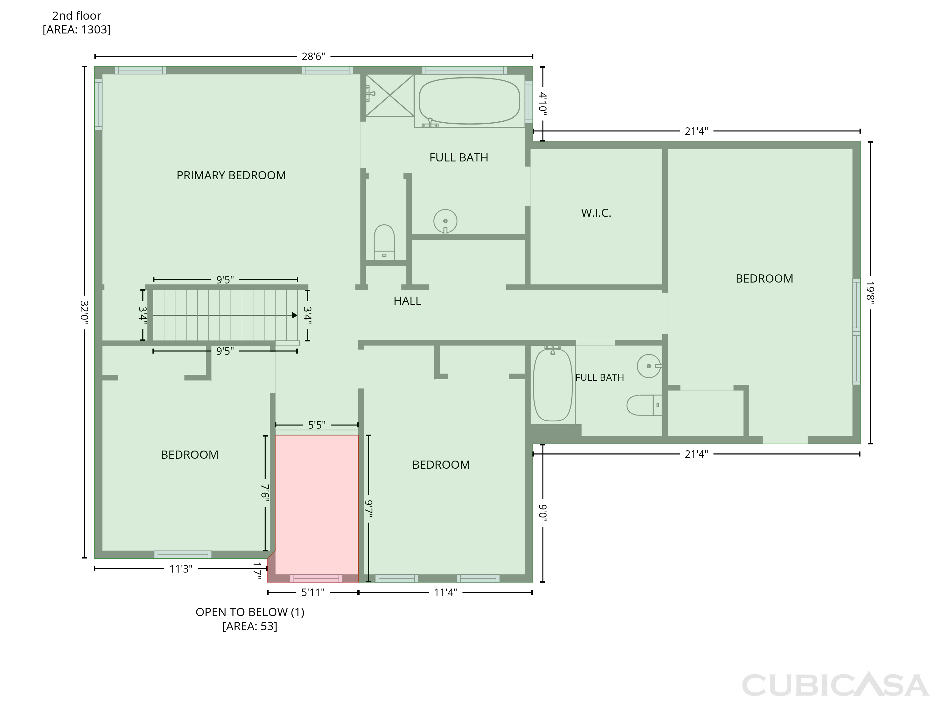 Second Floor of 1463 the crossing, Rock Hill, SC