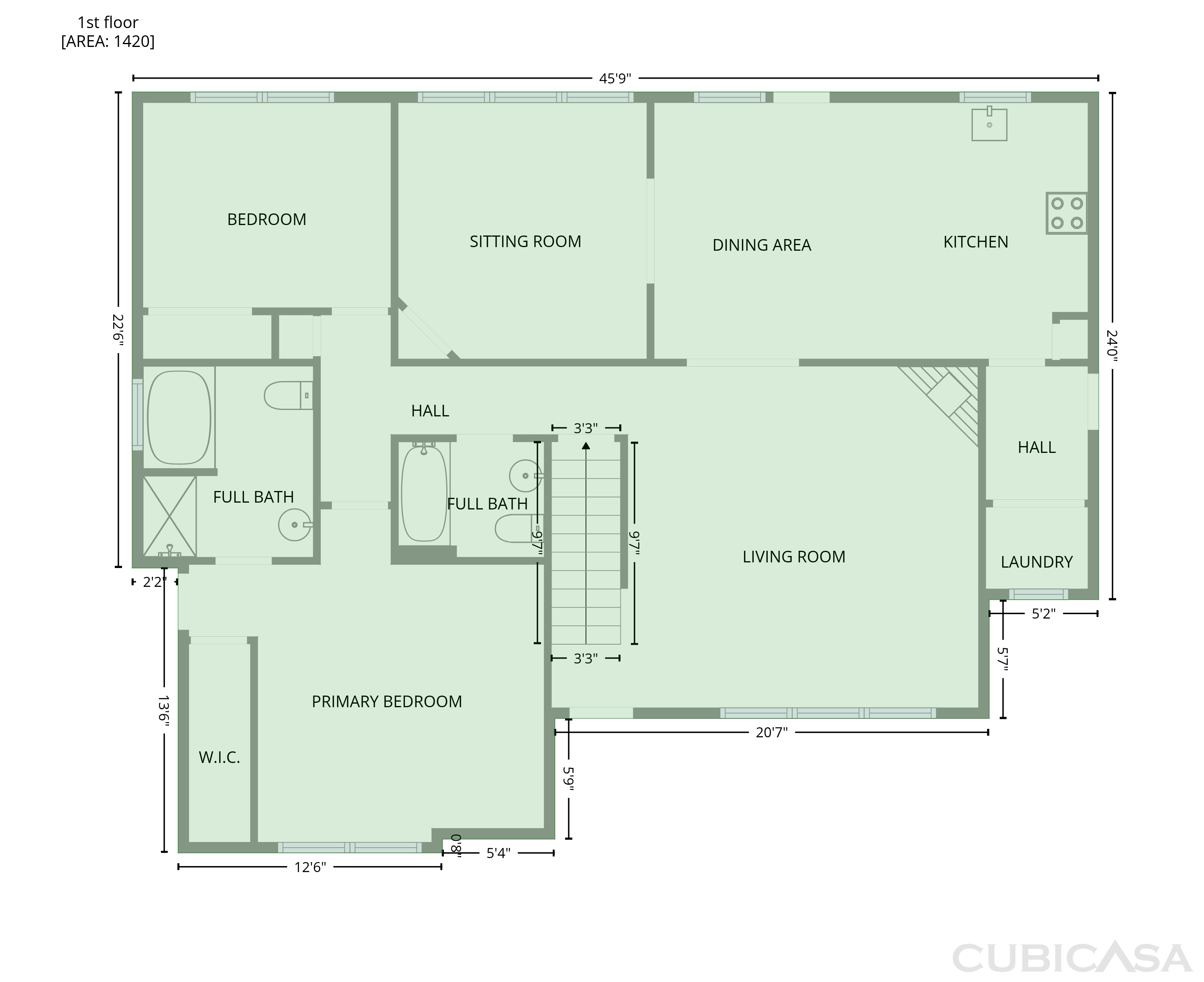 Main Floor of 109 Rockrose Ave, Clayton, NC