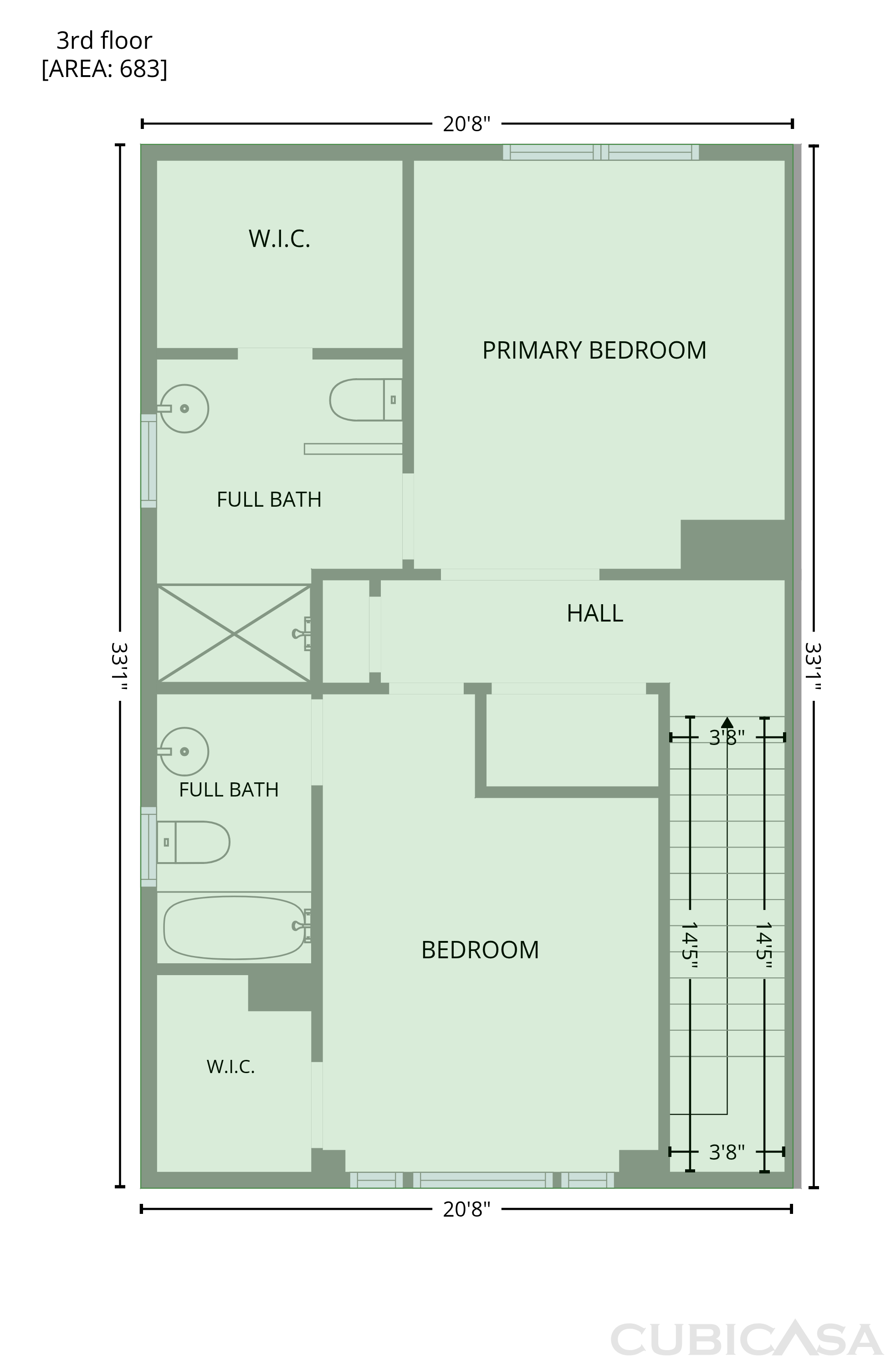 Third Floor of 9431 Ainslie Downs St, Charlotte, NC