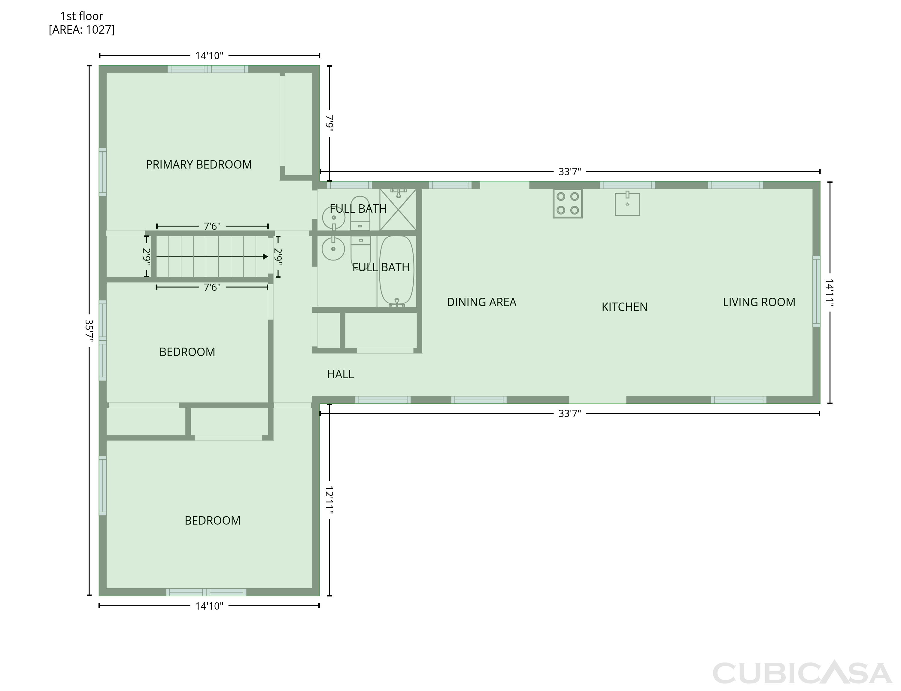 Second Floor of 3807 Greenhill Dr, Atlanta, GA