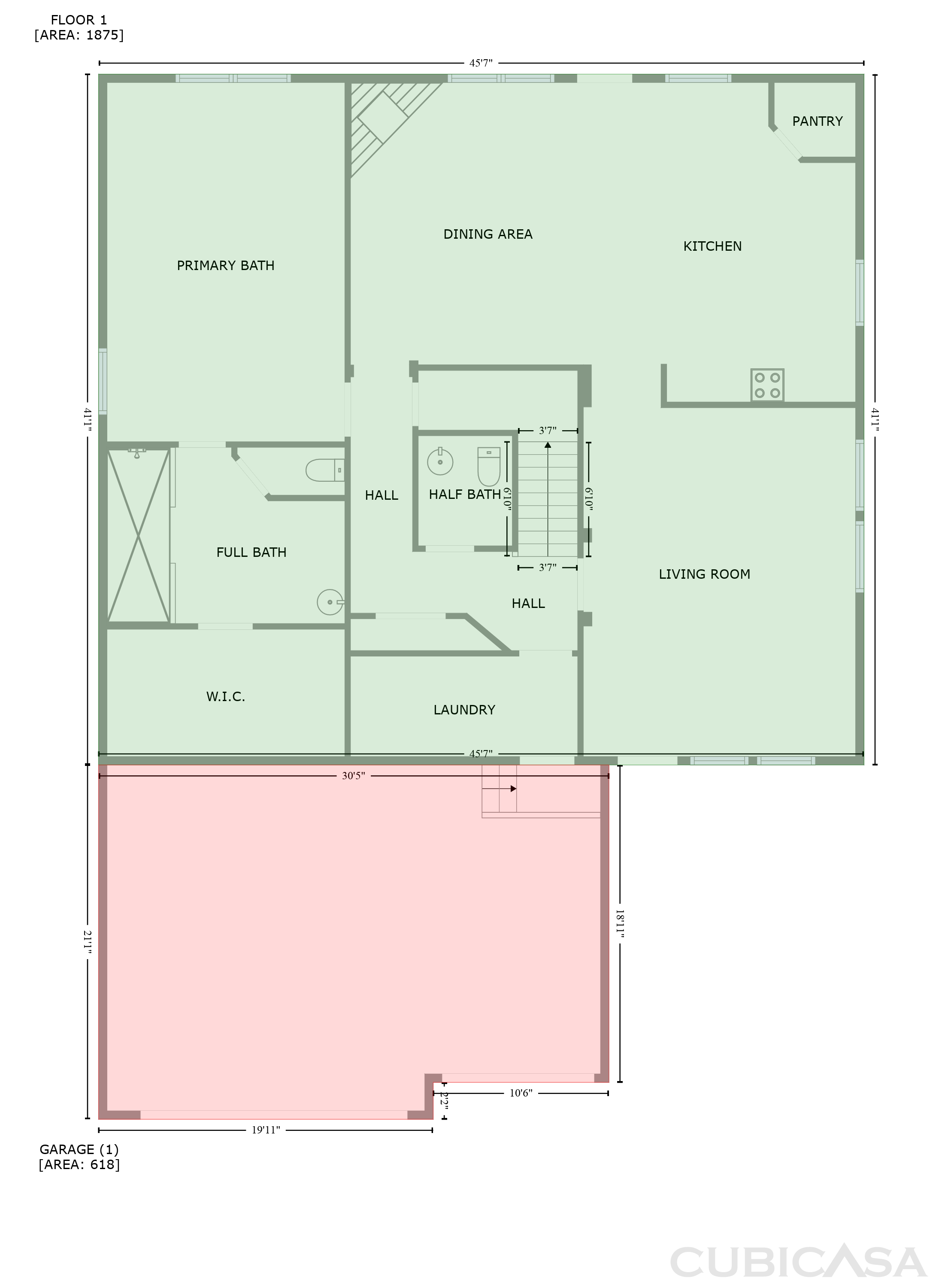 Main Floor of 4318 James Bowie, San Antonio, TX