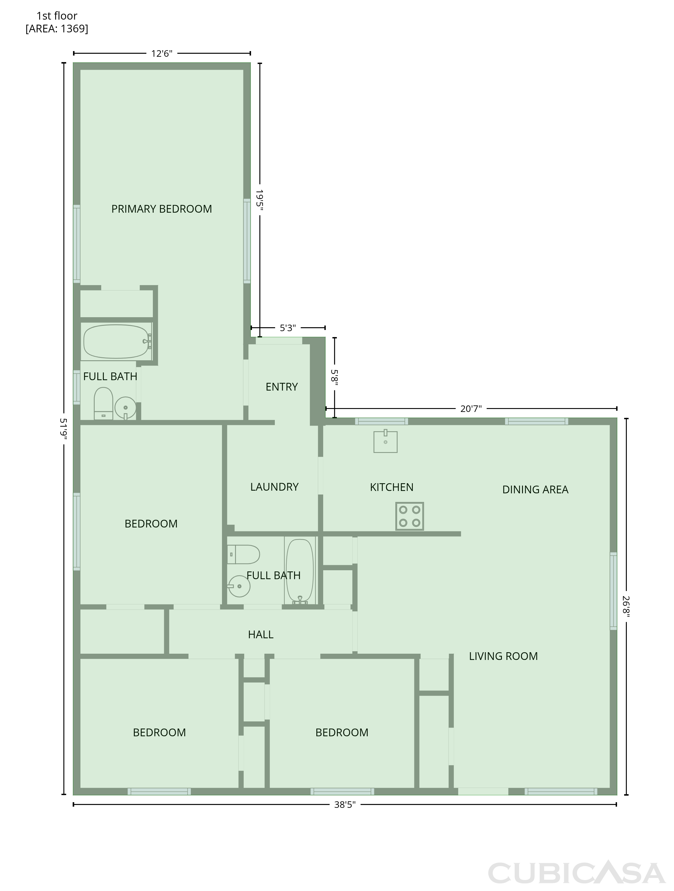 Main Floor of 335 Homeville Rd, Collierville, TN
