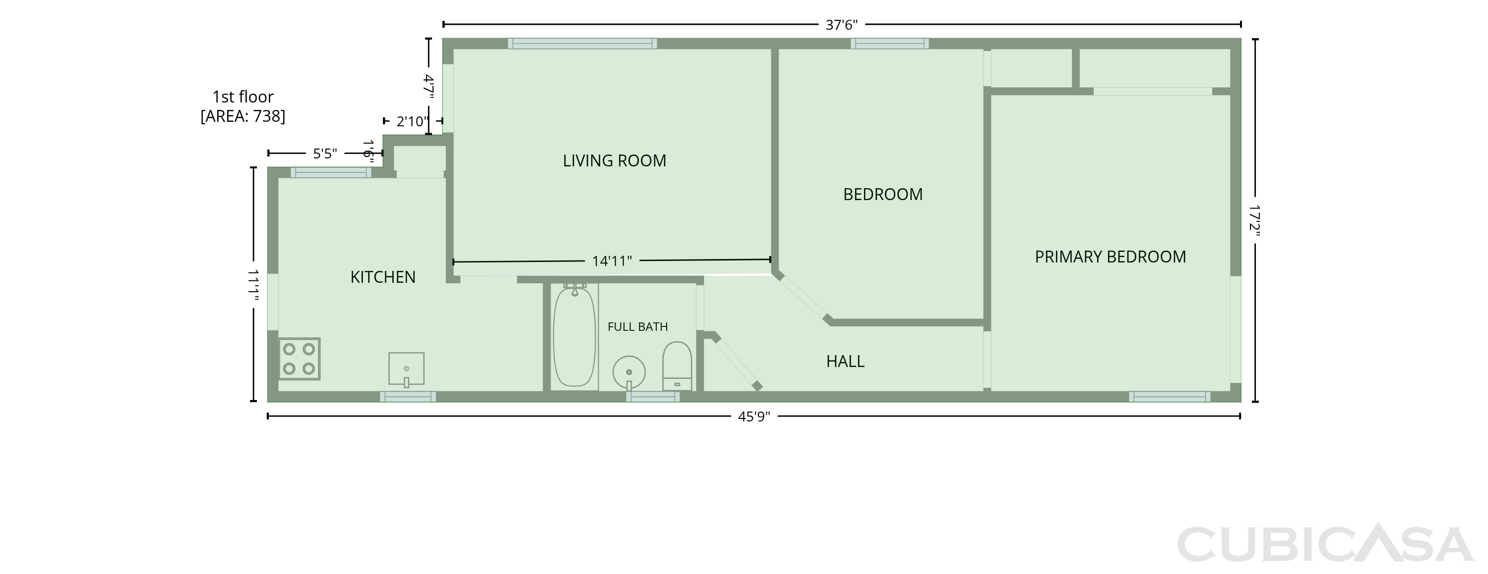 Main Floor of 624 Sapphire St, Redwood City, CA