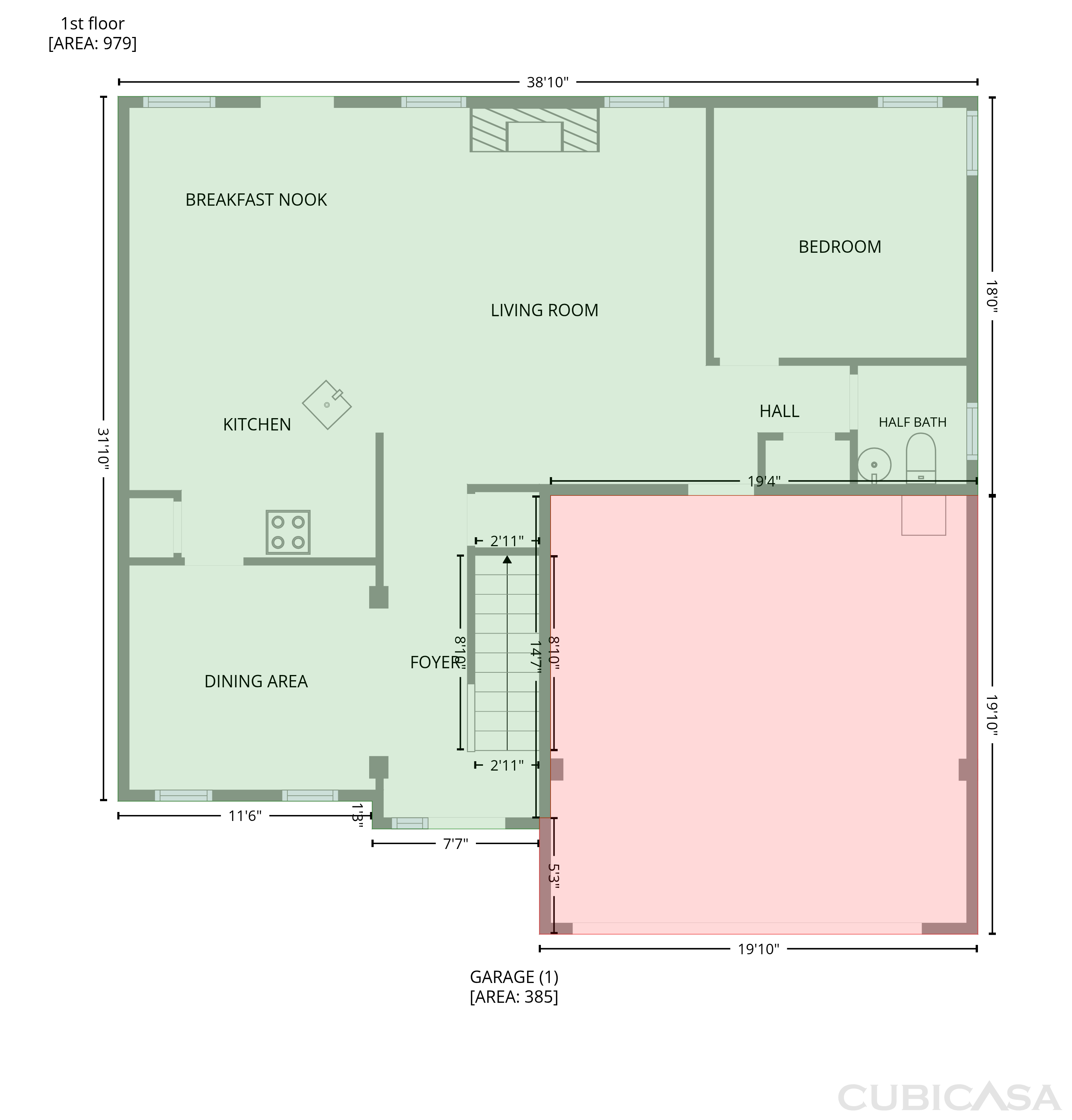 Main Floor of 4014 Northerly Island Ct, Gastonia, NC