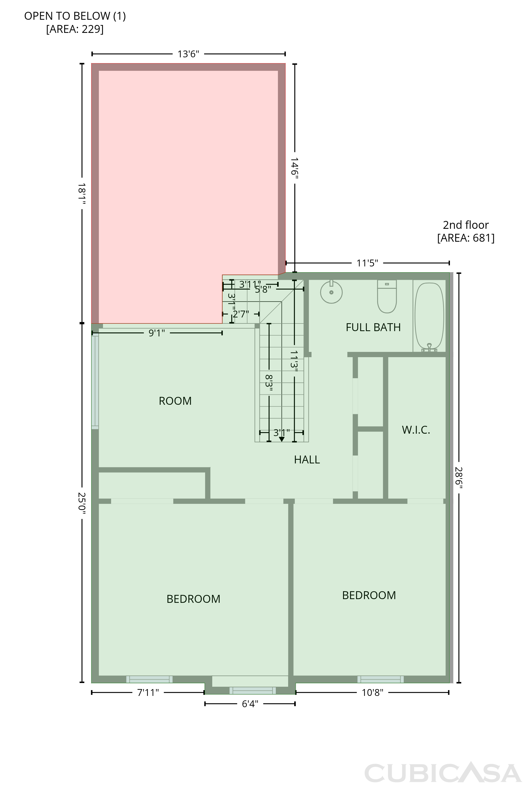 Upper level