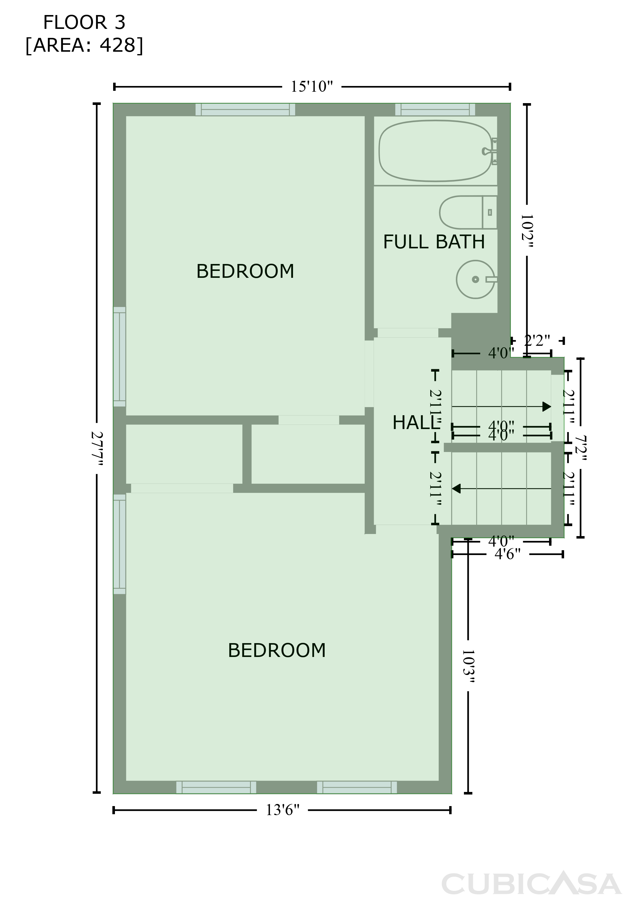 Third Floor of 78 Washington Ave, South Amboy, NJ