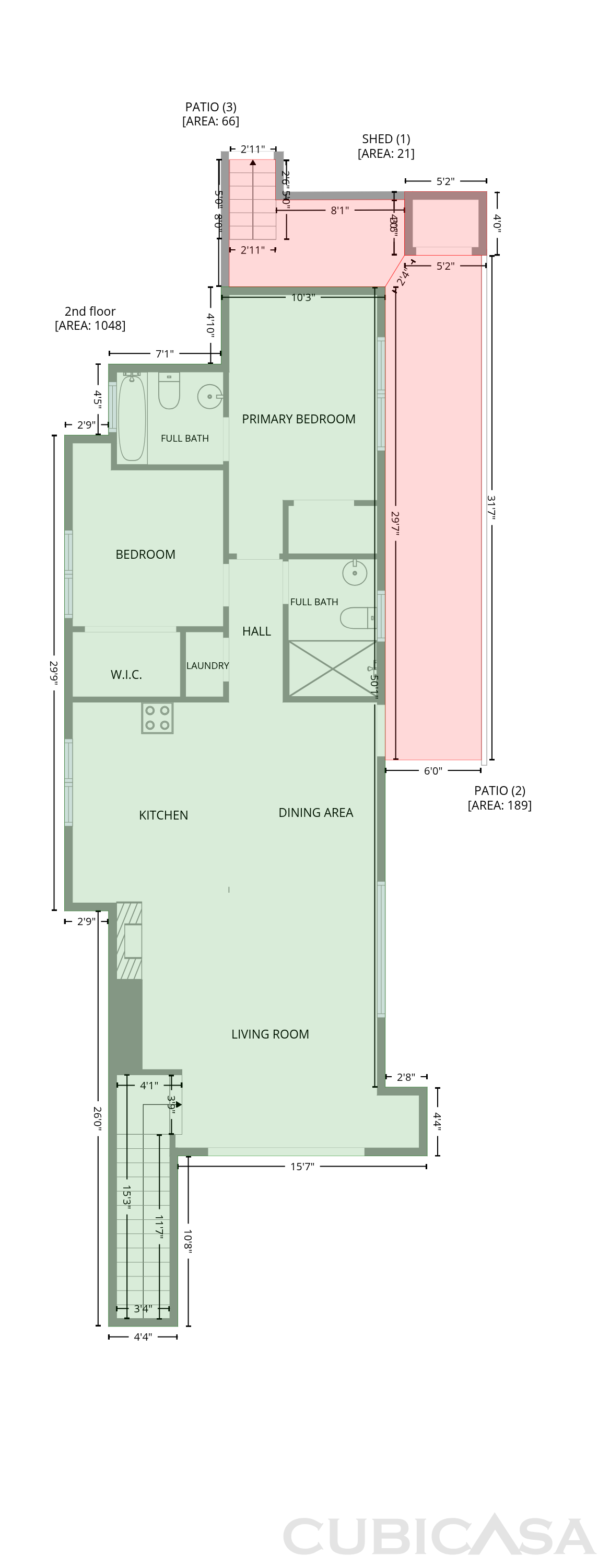 Second Floor of 8723 Lookout Mountain Ave, Los Angeles, CA