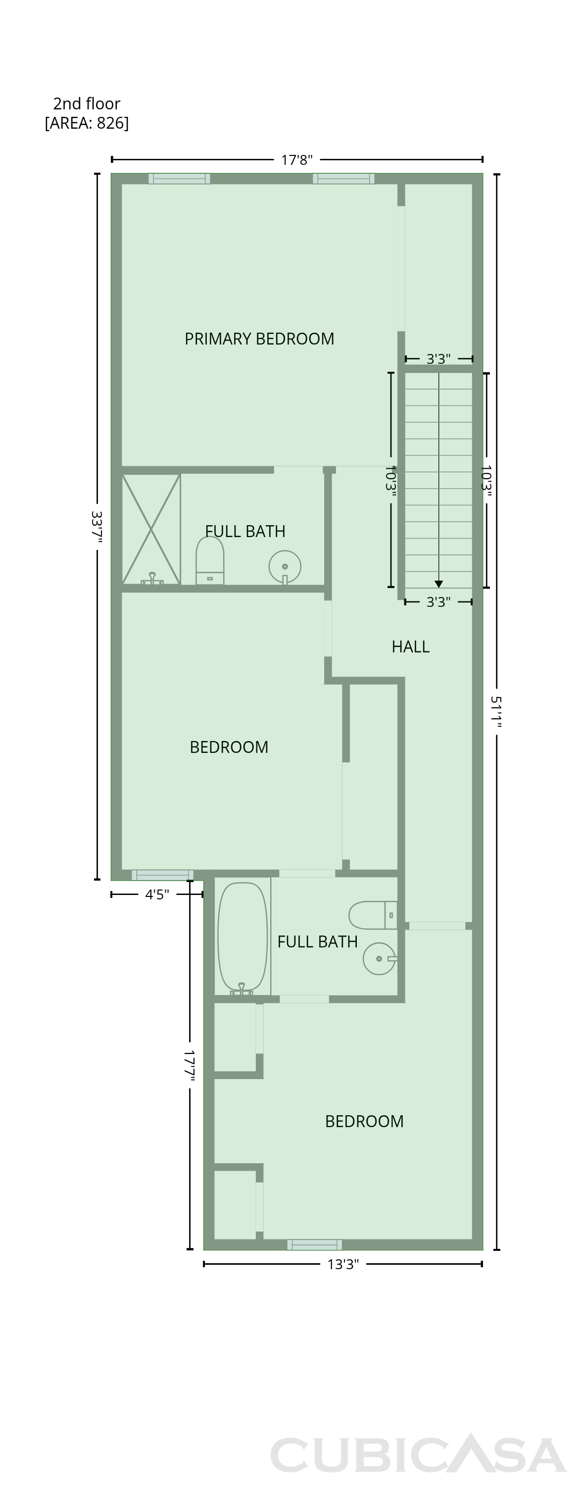 Second Floor of 1211 Southern Stream Ct, Saint Johns, FL