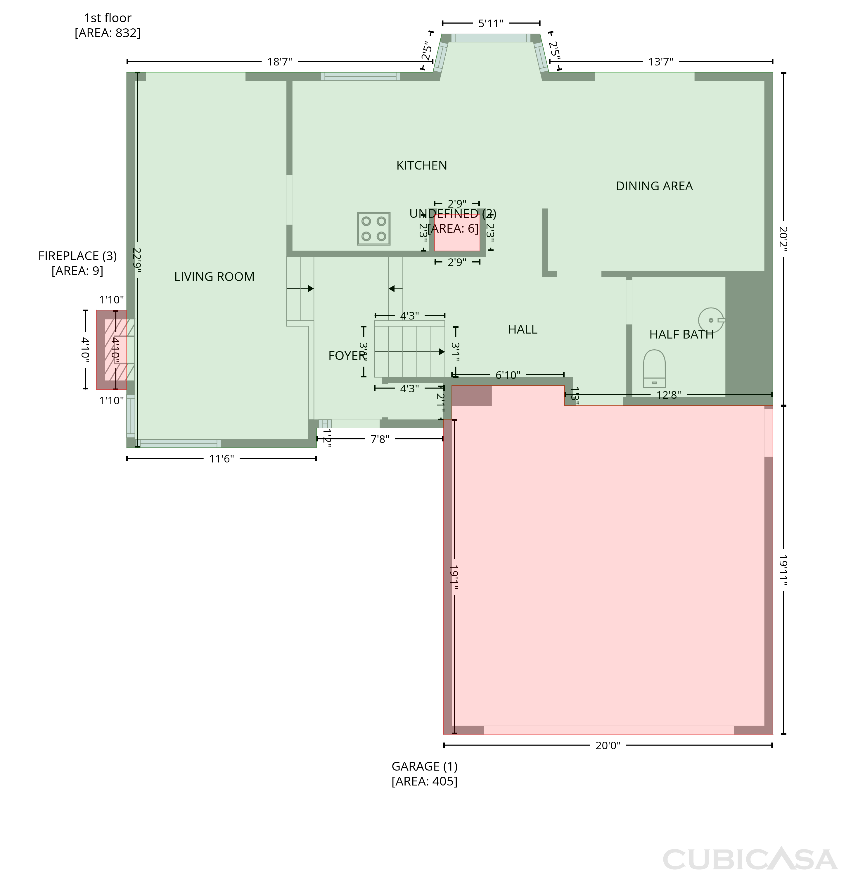 Main Floor of 6005 La Castana Way, Sacramento, CA