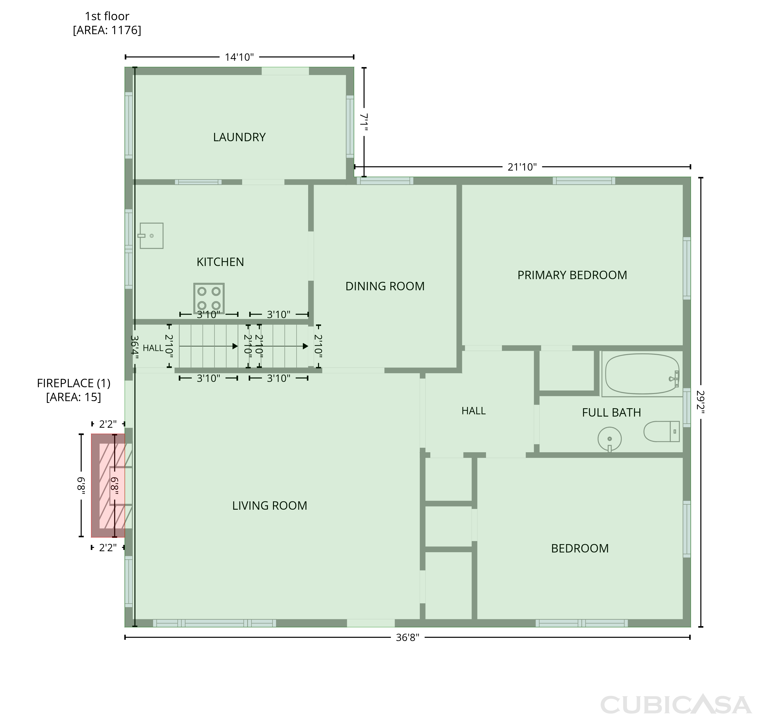 Second Floor of 119 Old State Cir, Powell, TN