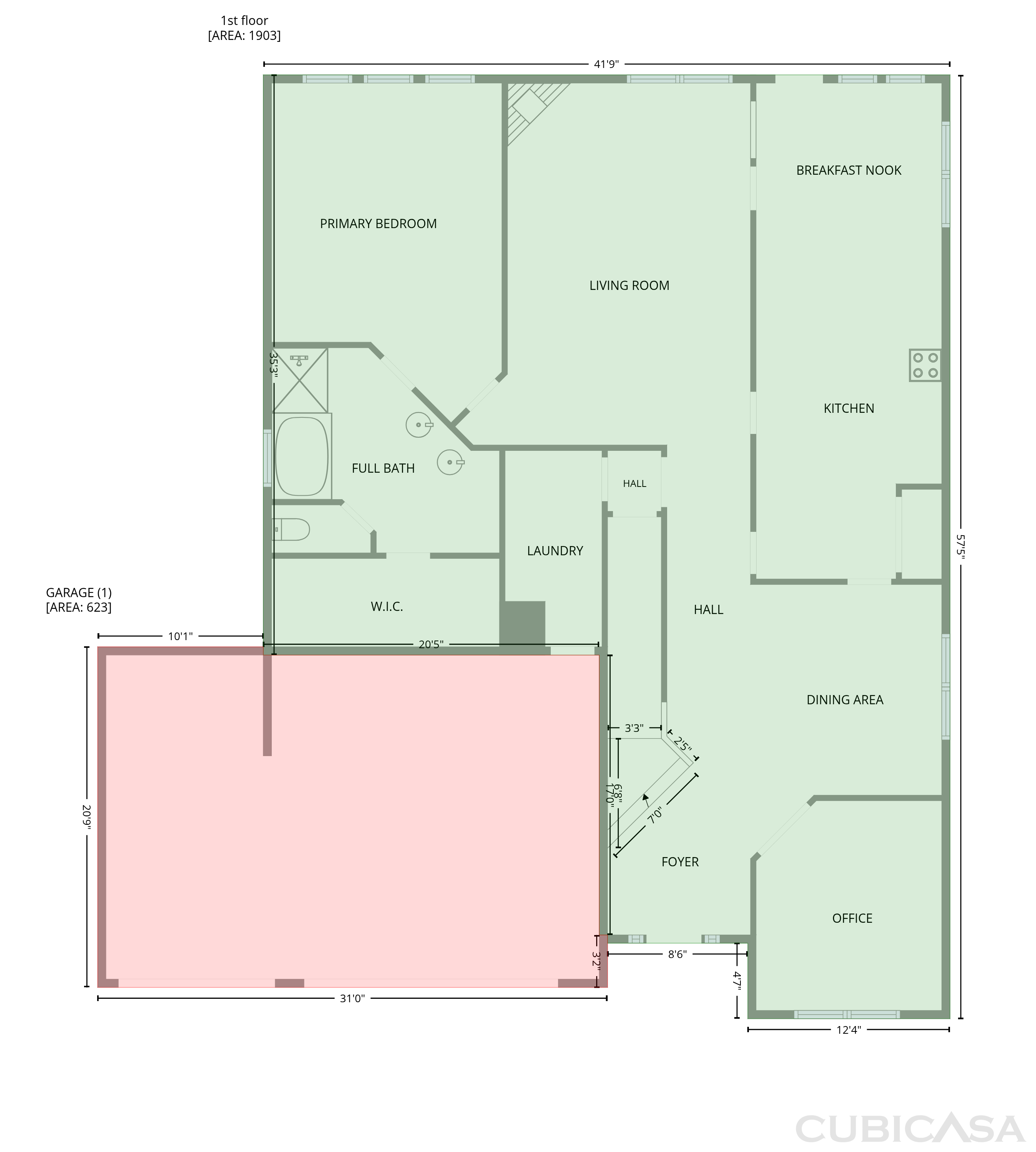 Main Floor of 10812 Marble Falls Pl, McKinney, TX