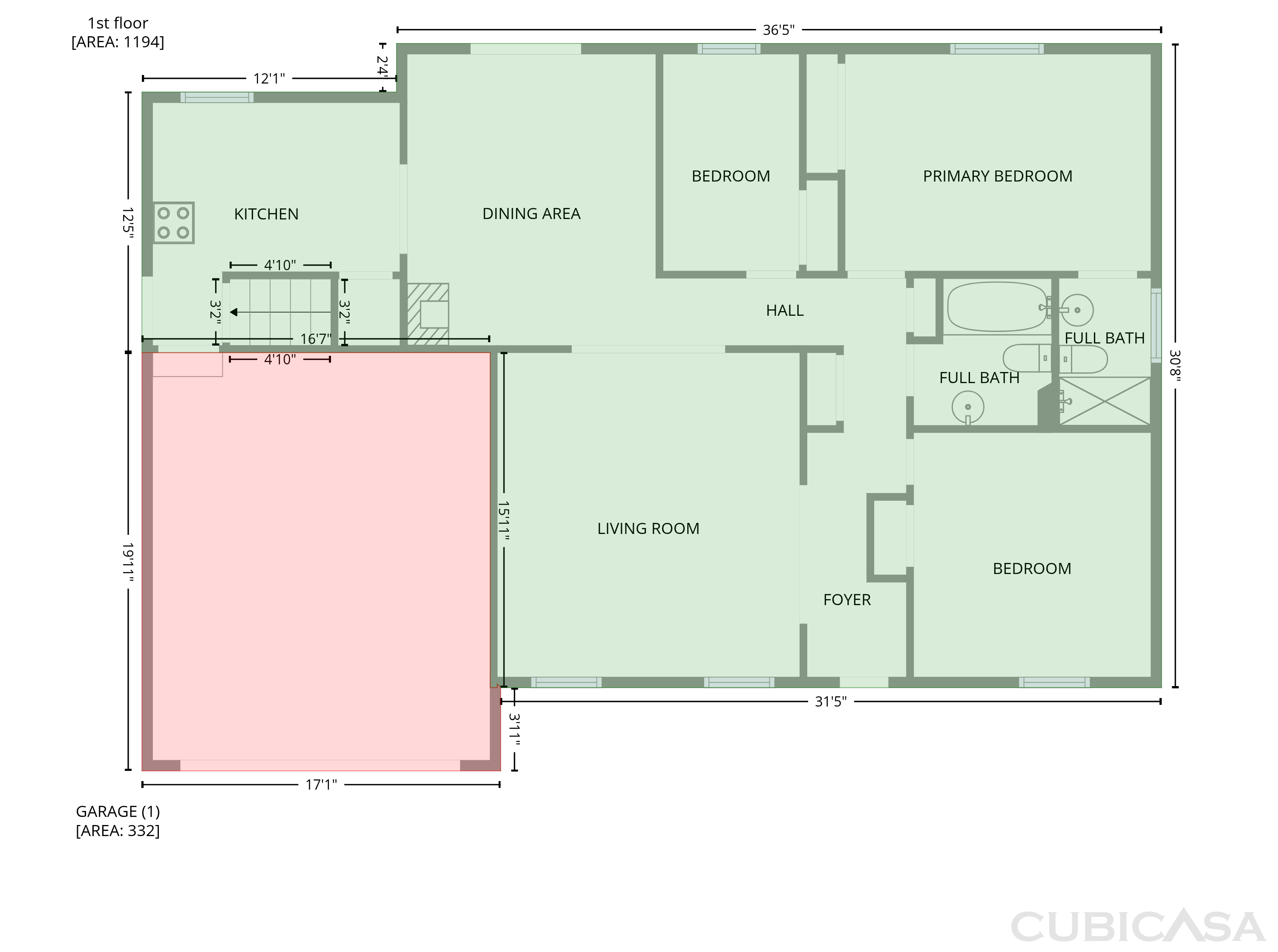 Second Floor of 4358 Rhine Dr, Florissant, MO