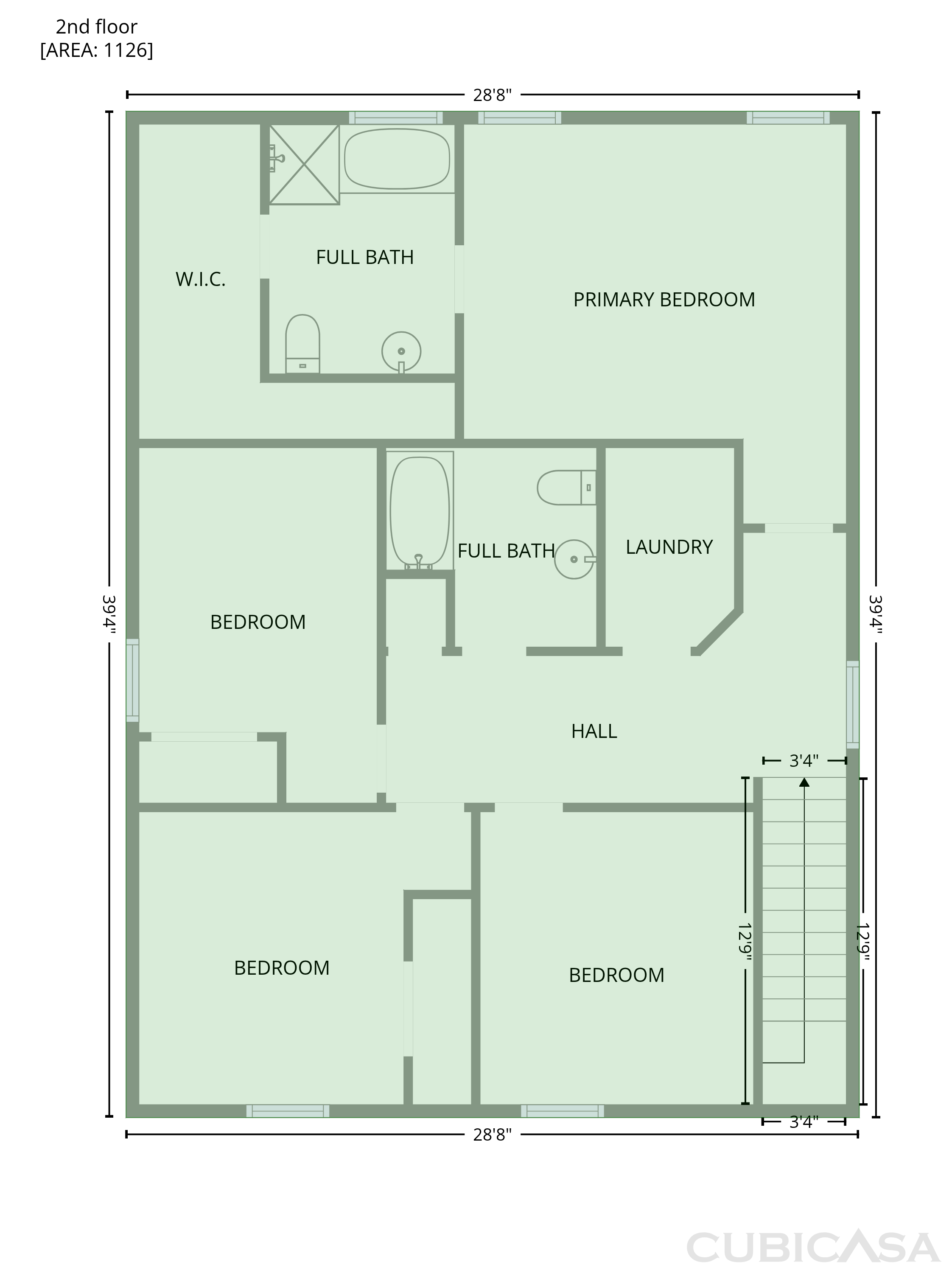 Second Floor of 5043 Haven Lodge Rd, Matthews, NC