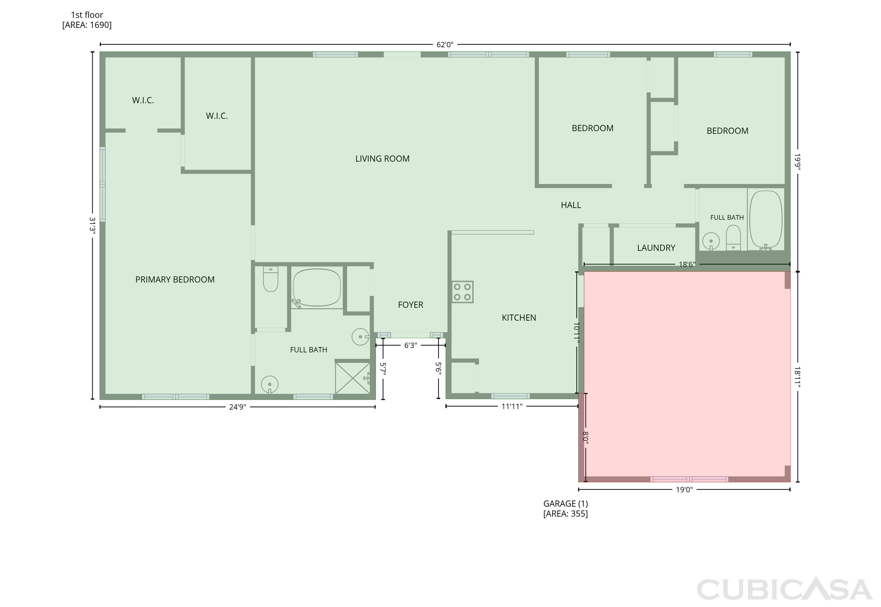 Main Floor of 306 Garden Oak Ct, Apopka, FL