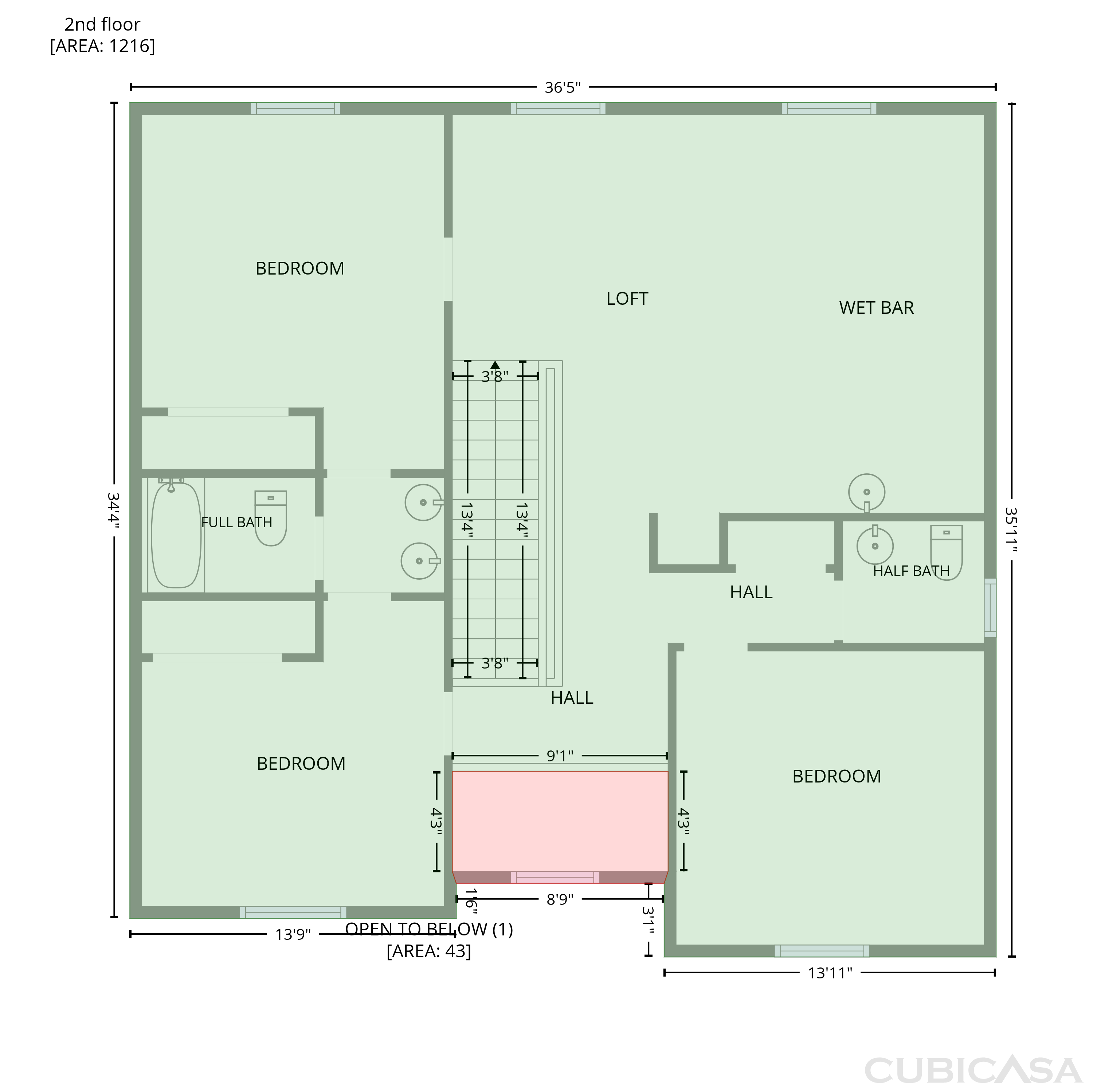 Second Floor of 8580 Cedar Creek Ln, Greenville, TX