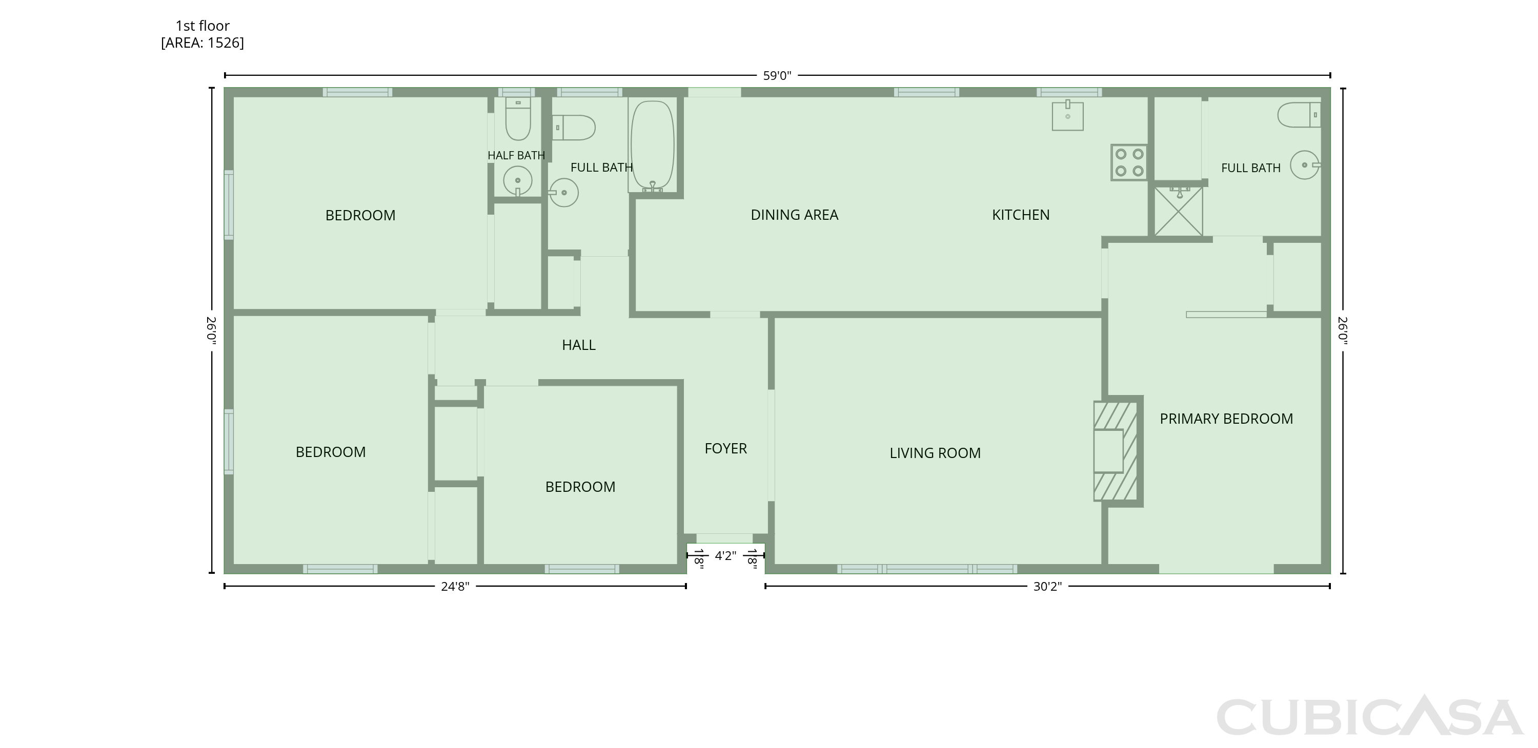 Main Floor of 2406 Drum Creek Rd, Chesapeake, VA