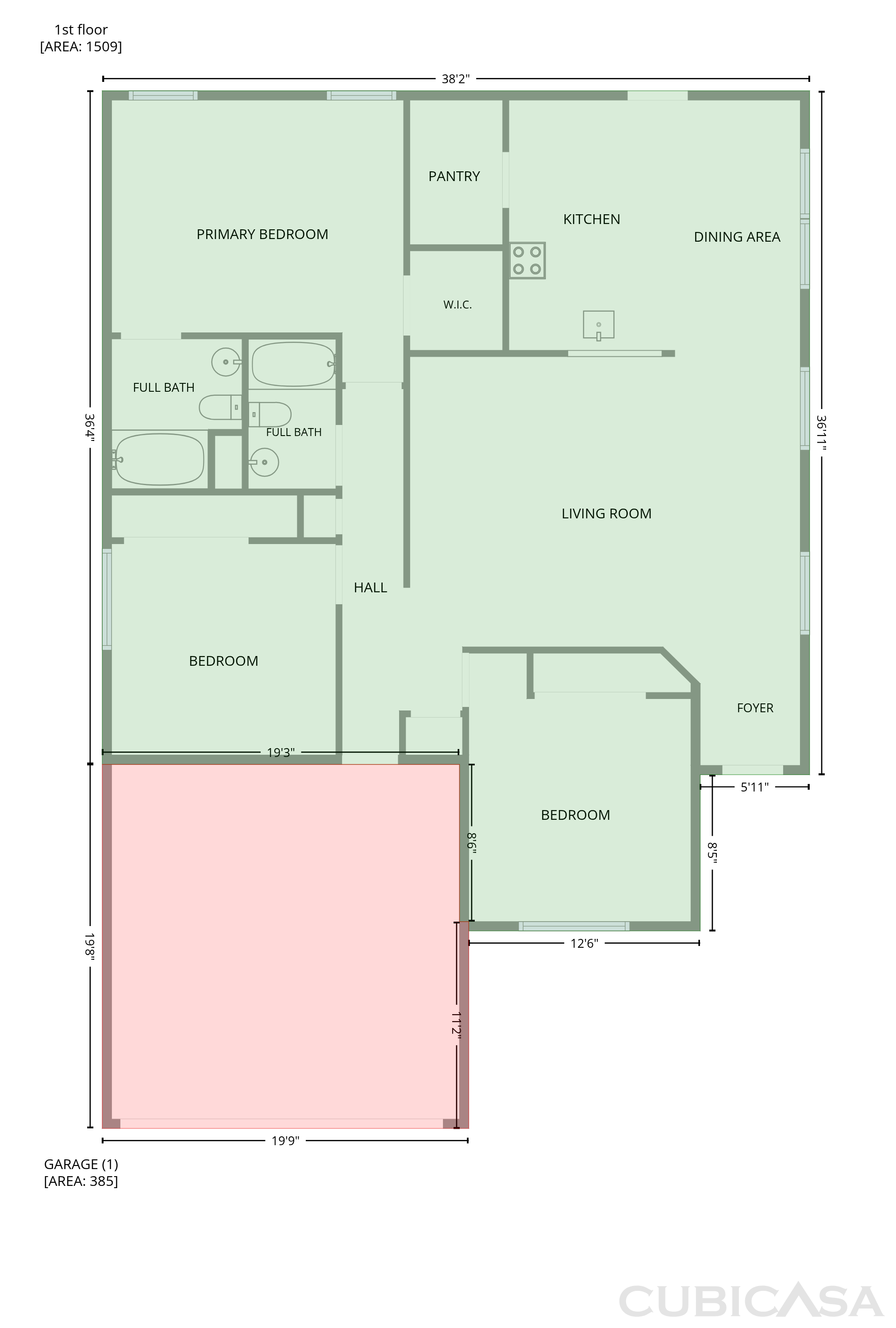 Main Floor of 5244 New Castleton Ln, Fort Worth, TX