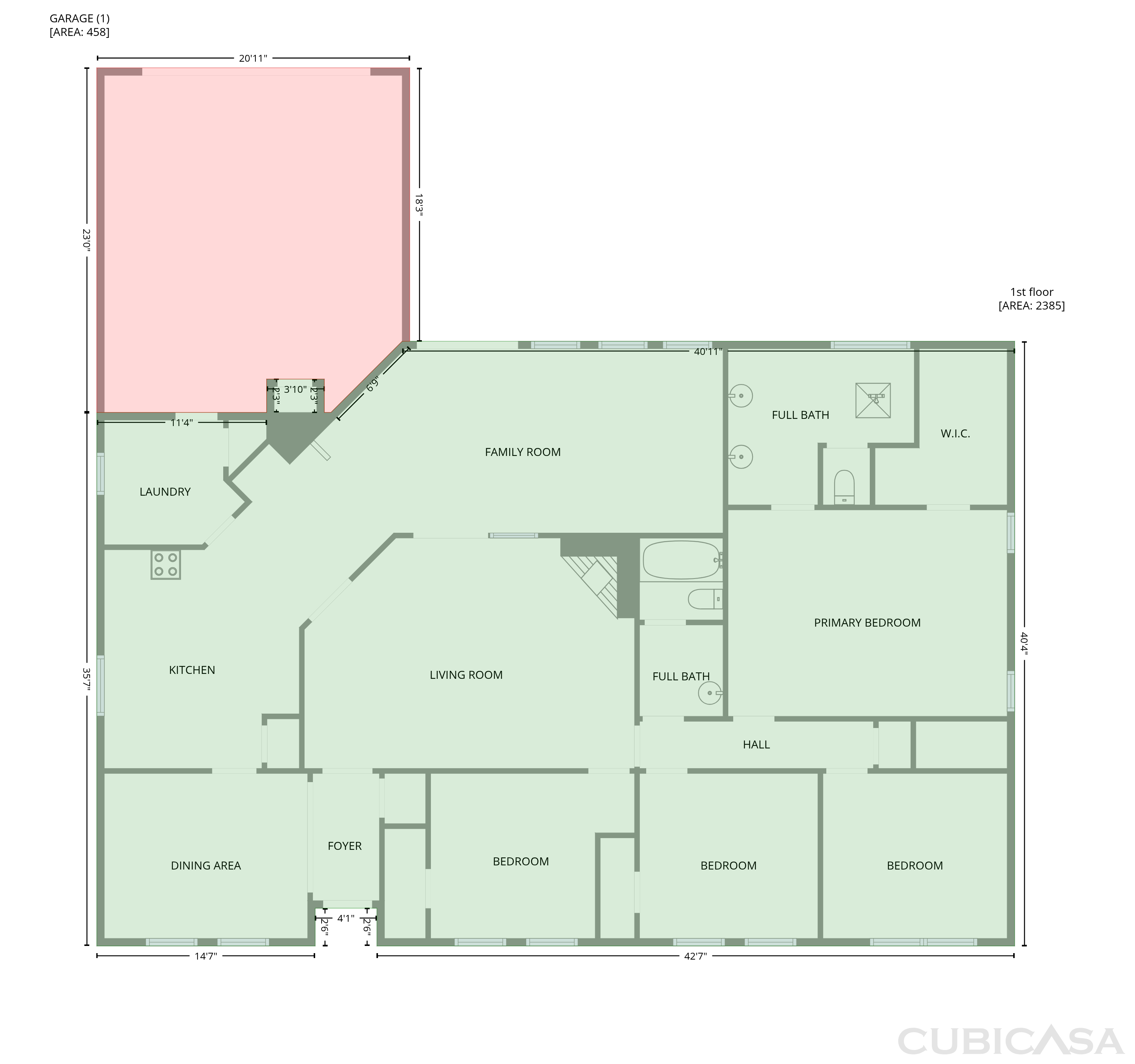 Main Floor of 1533 Parkside Trl, Lewisville, TX