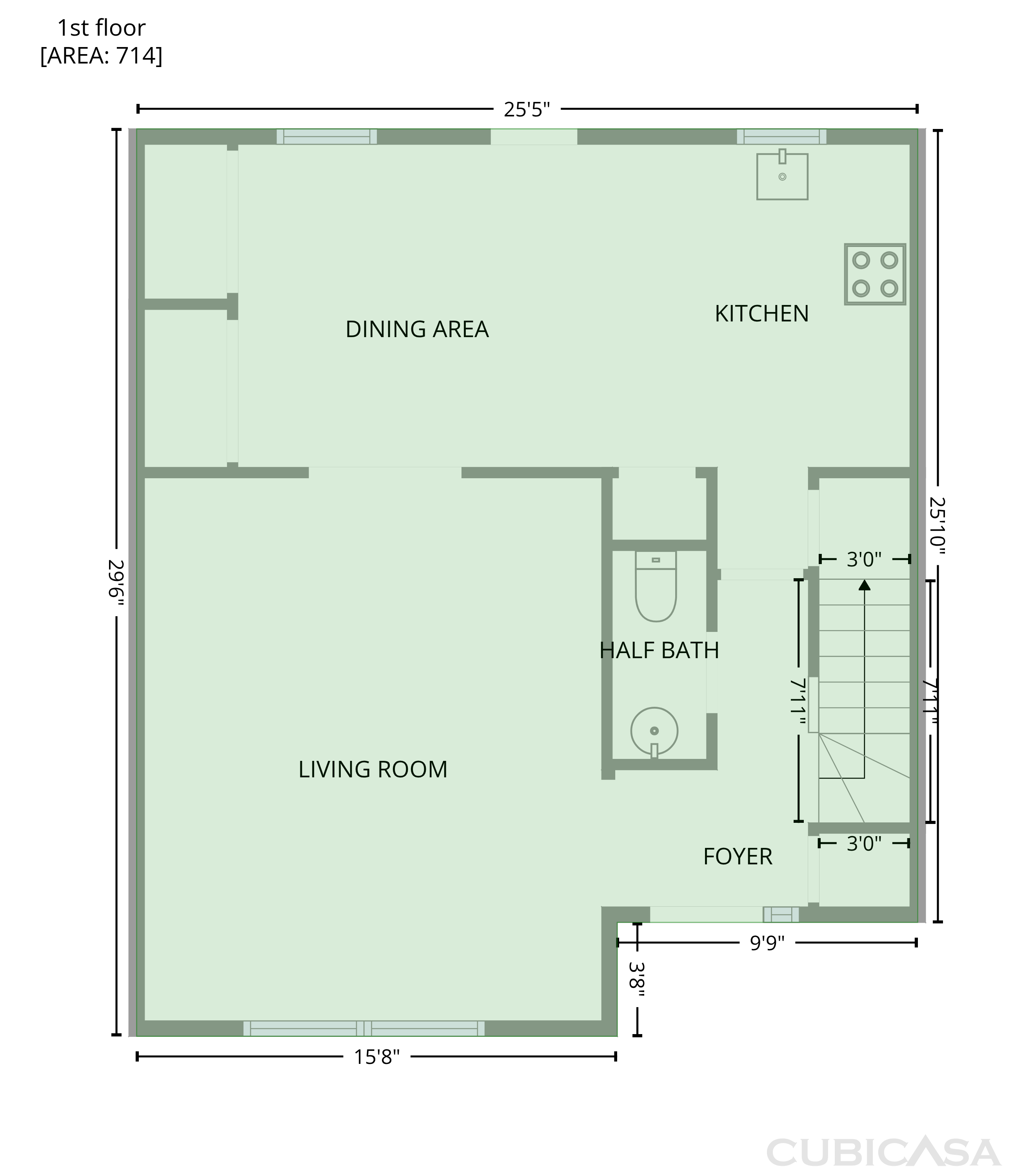 Main Floor of 8544 Westchester Dr, Douglasville, GA