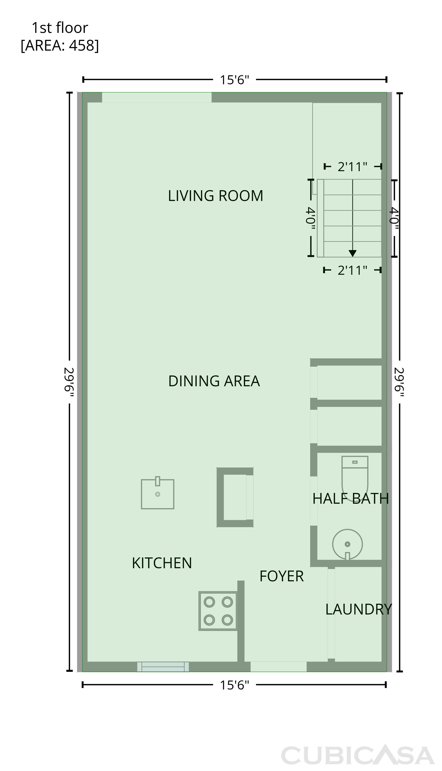 Main Floor of 4037 Briarhill Dr, Charlotte, NC