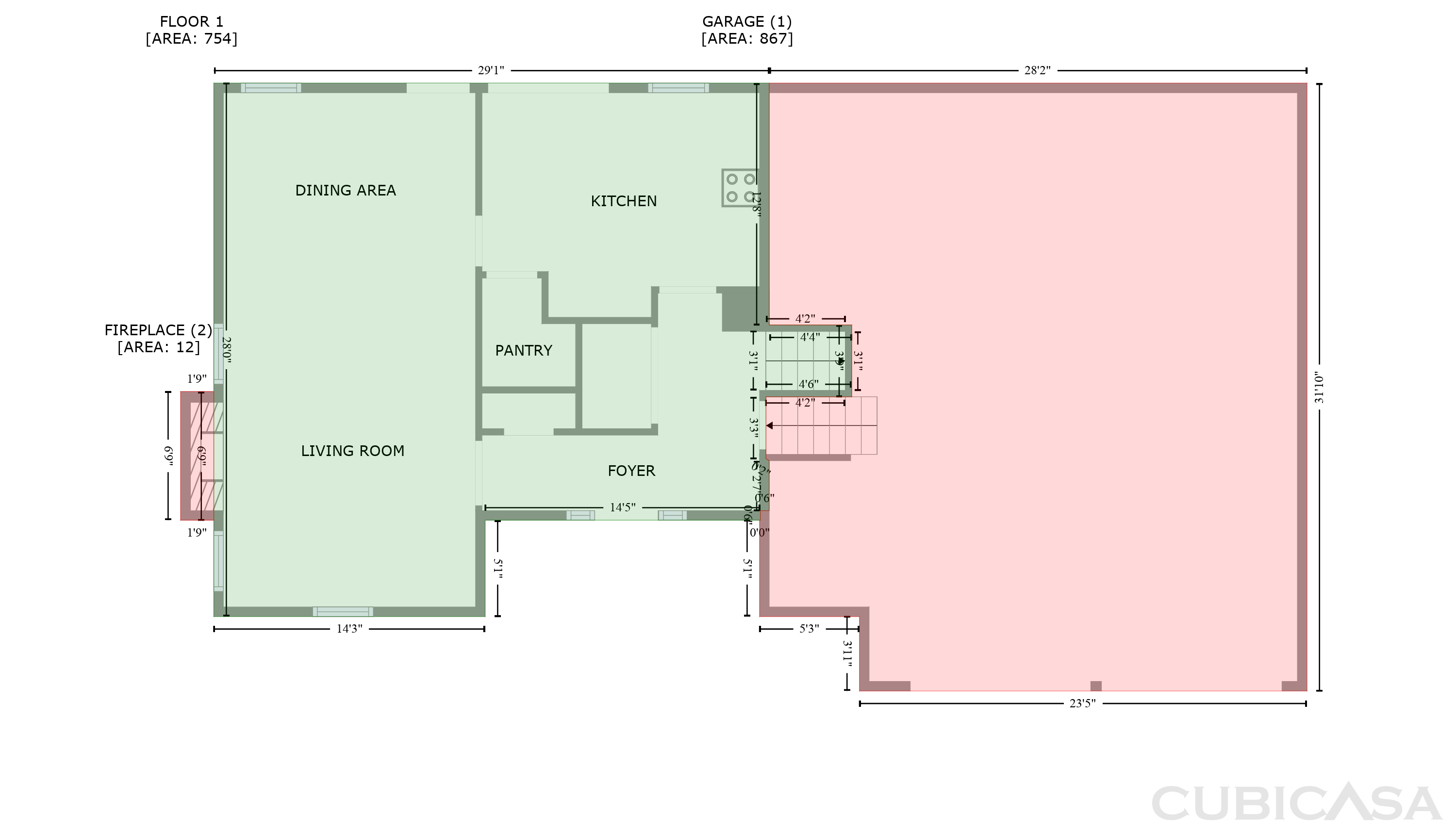 Main Floor of 1281 Parkwood Chase NW, Acworth, GA