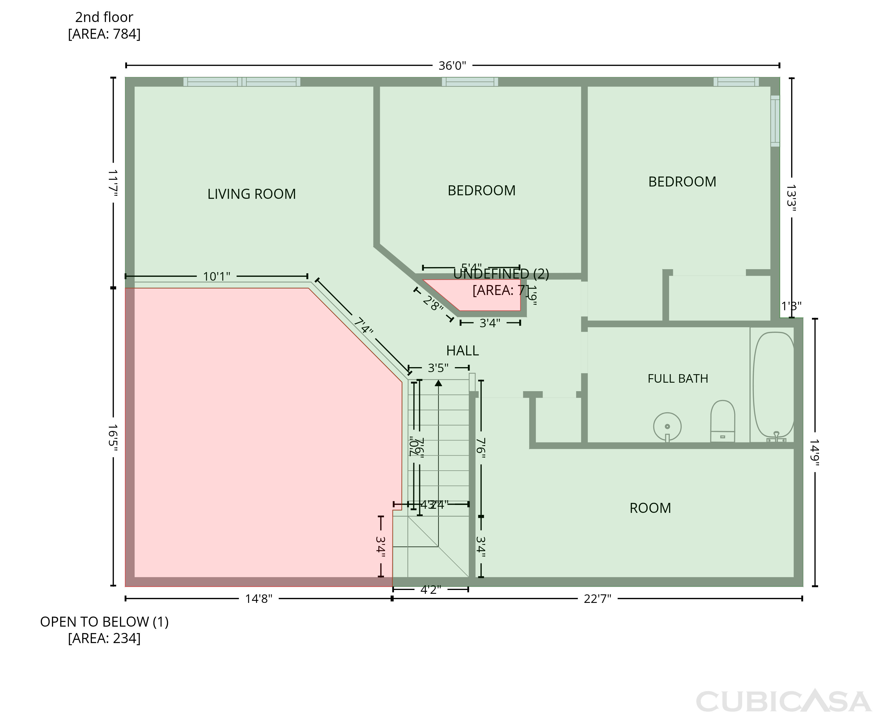 Second Floor of 8224 Hunley Ridge Rd, Matthews, NC