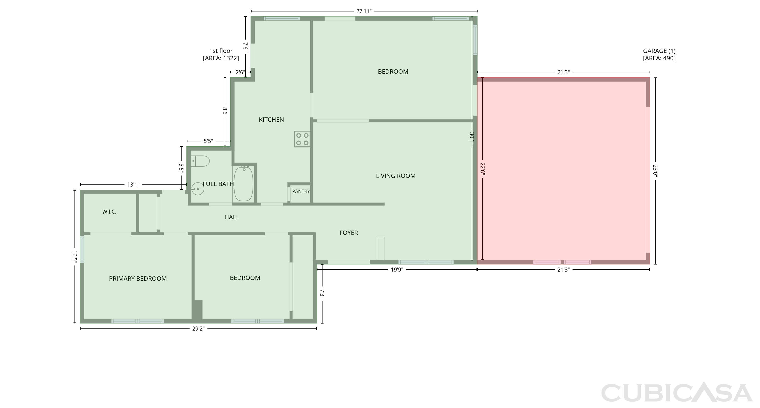 Main Floor of 601 Carolyn Dr, Brandon, FL