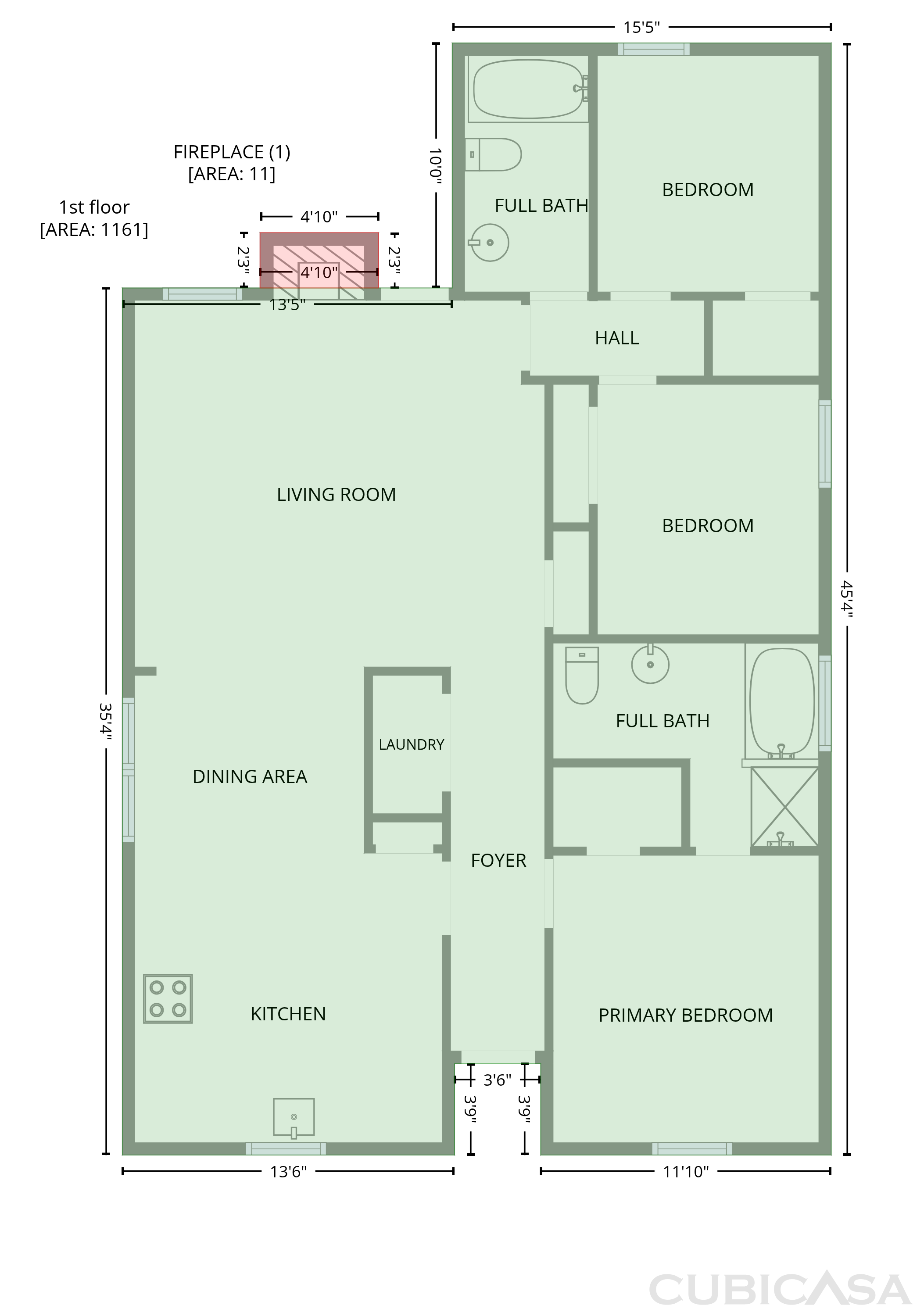 Main Floor of 2025 Duke Adam St, Kannapolis, NC