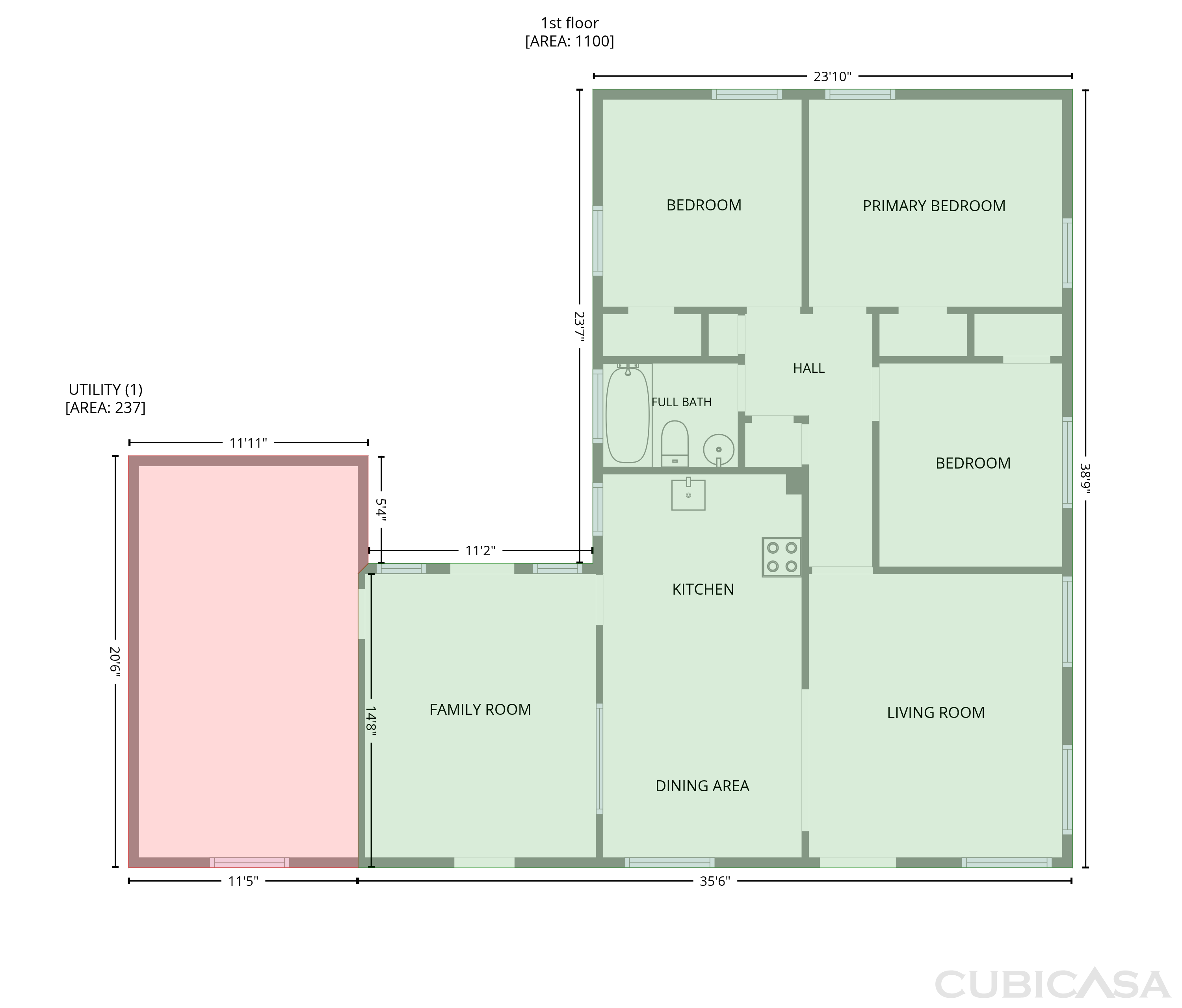 Main Floor of 8951 Adams Ave, Jacksonville, FL