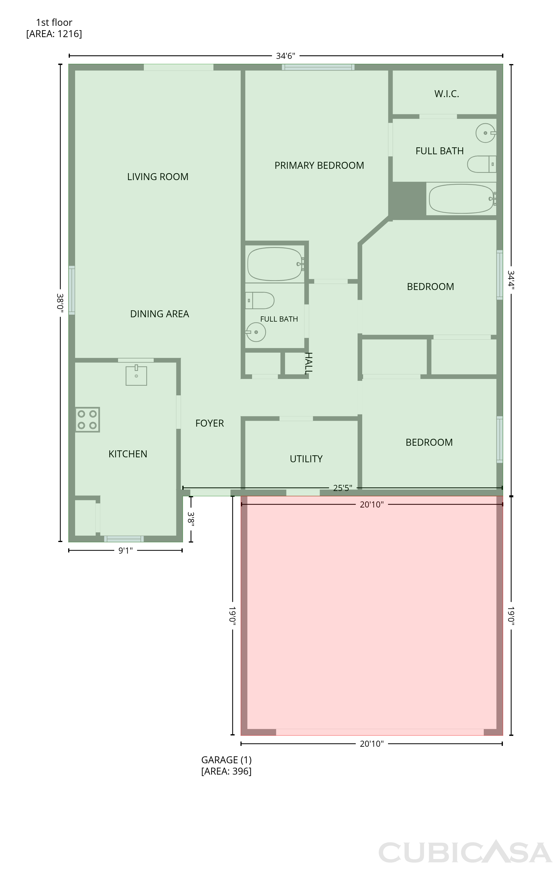 Main Floor of 5847 Brookville Lake Dr, Indianapolis, IN