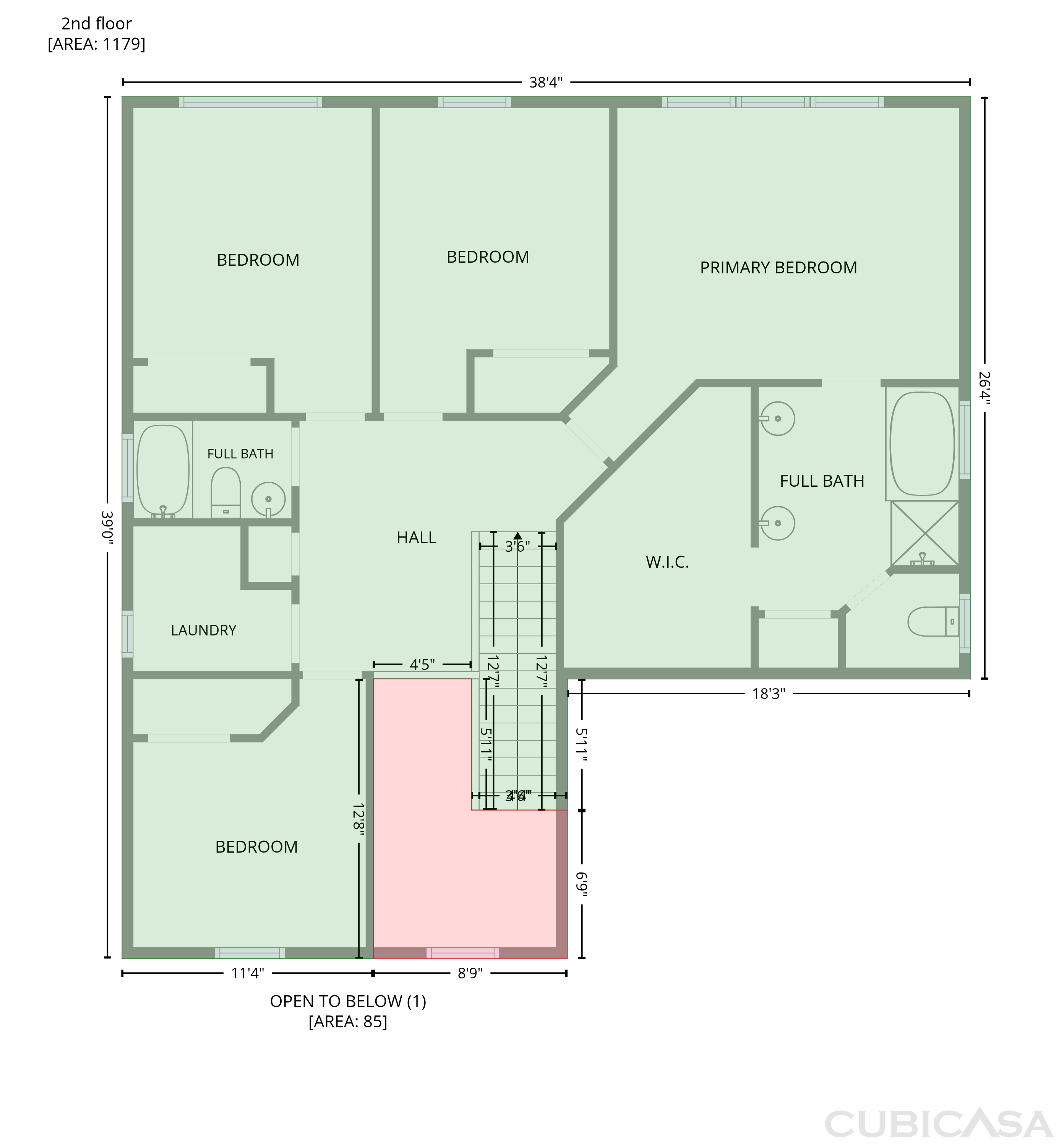 Second Floor of 222 Ashley Way, Alvin, TX