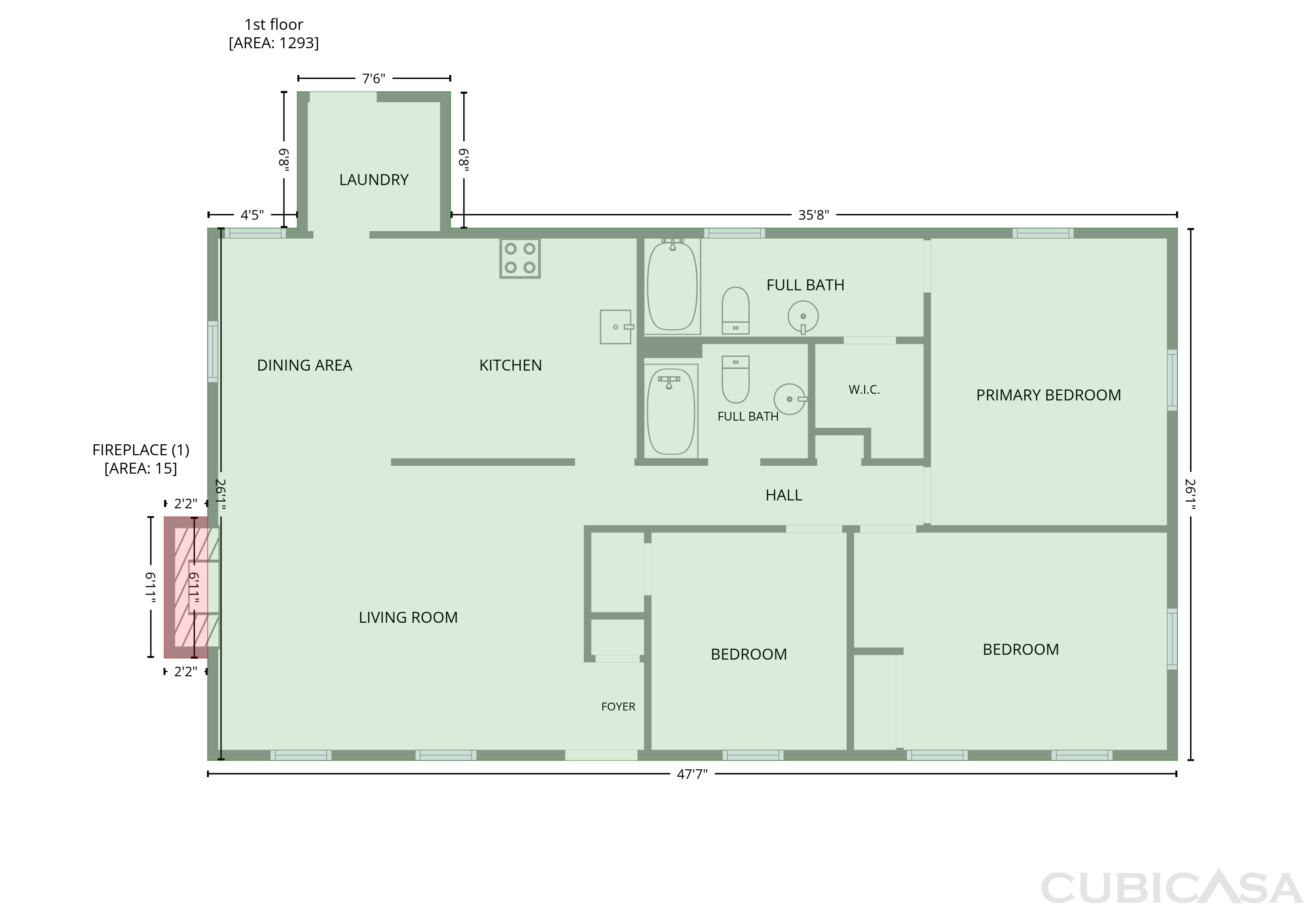Main Floor of 642 Lancer Ct NW, Concord, NC