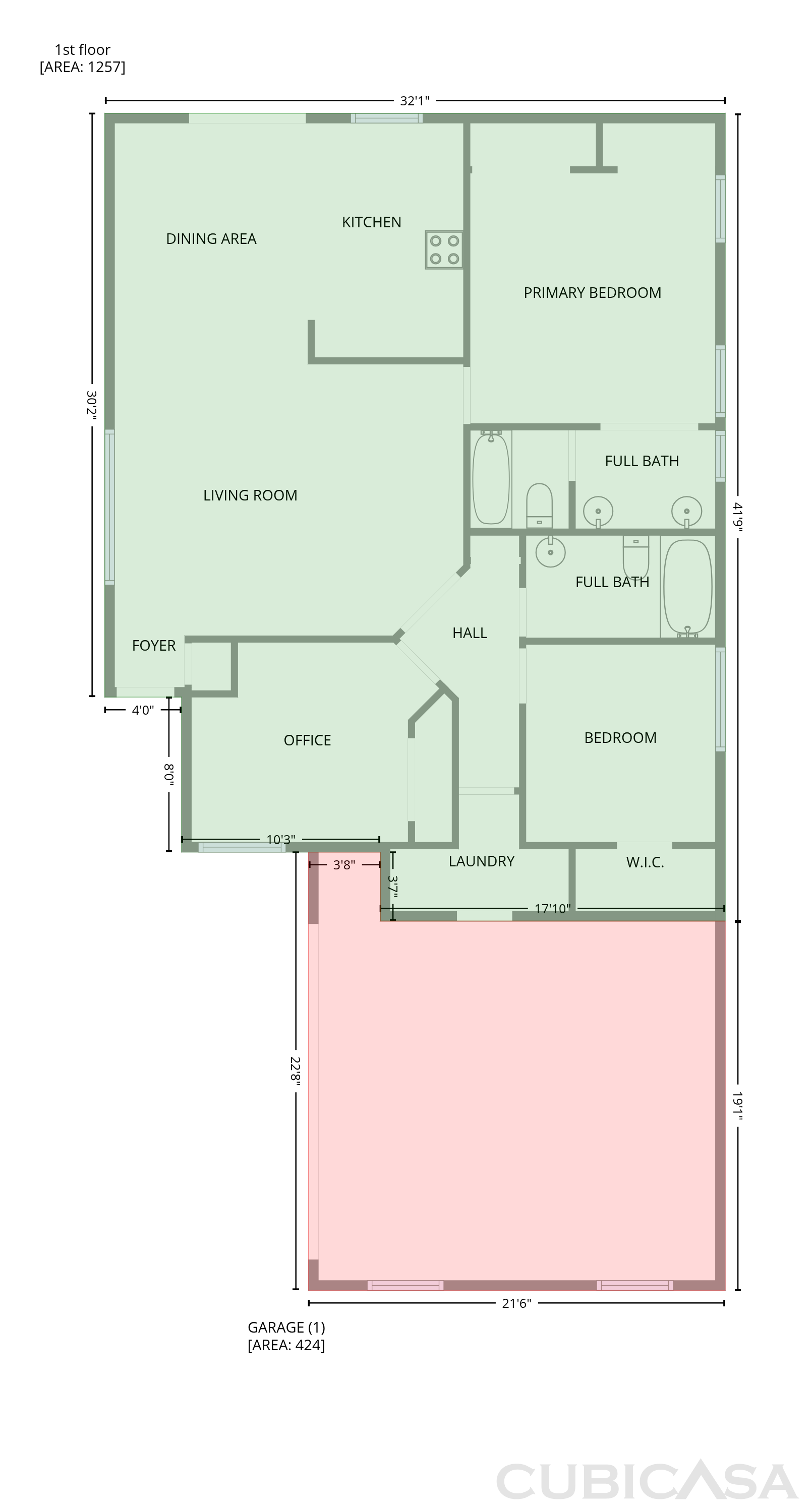 Main Floor of 1111 N 64th St, Mesa, AZ
