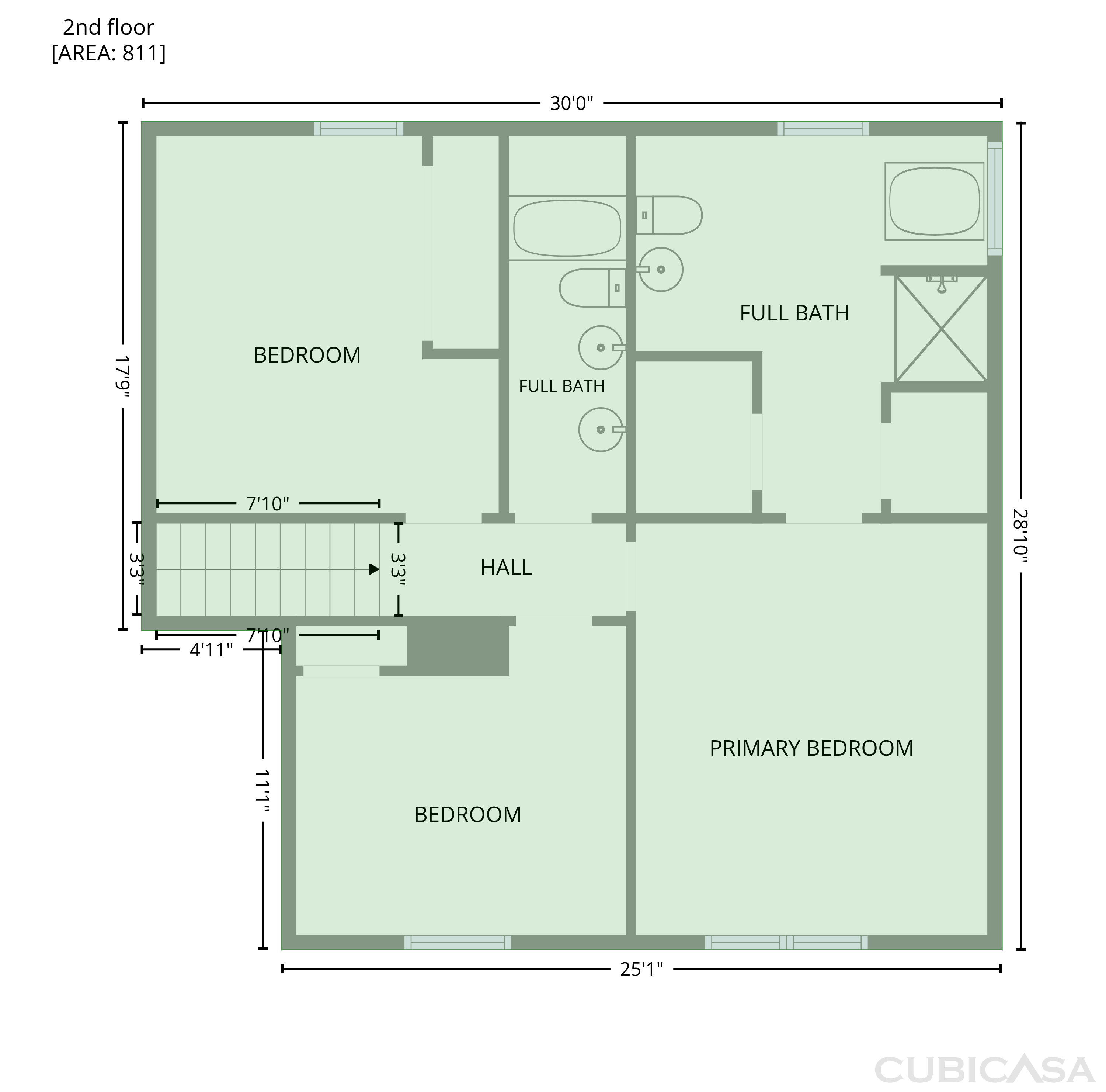 Second Floor of 3782 Man O War Blvd, Clarksville, TN