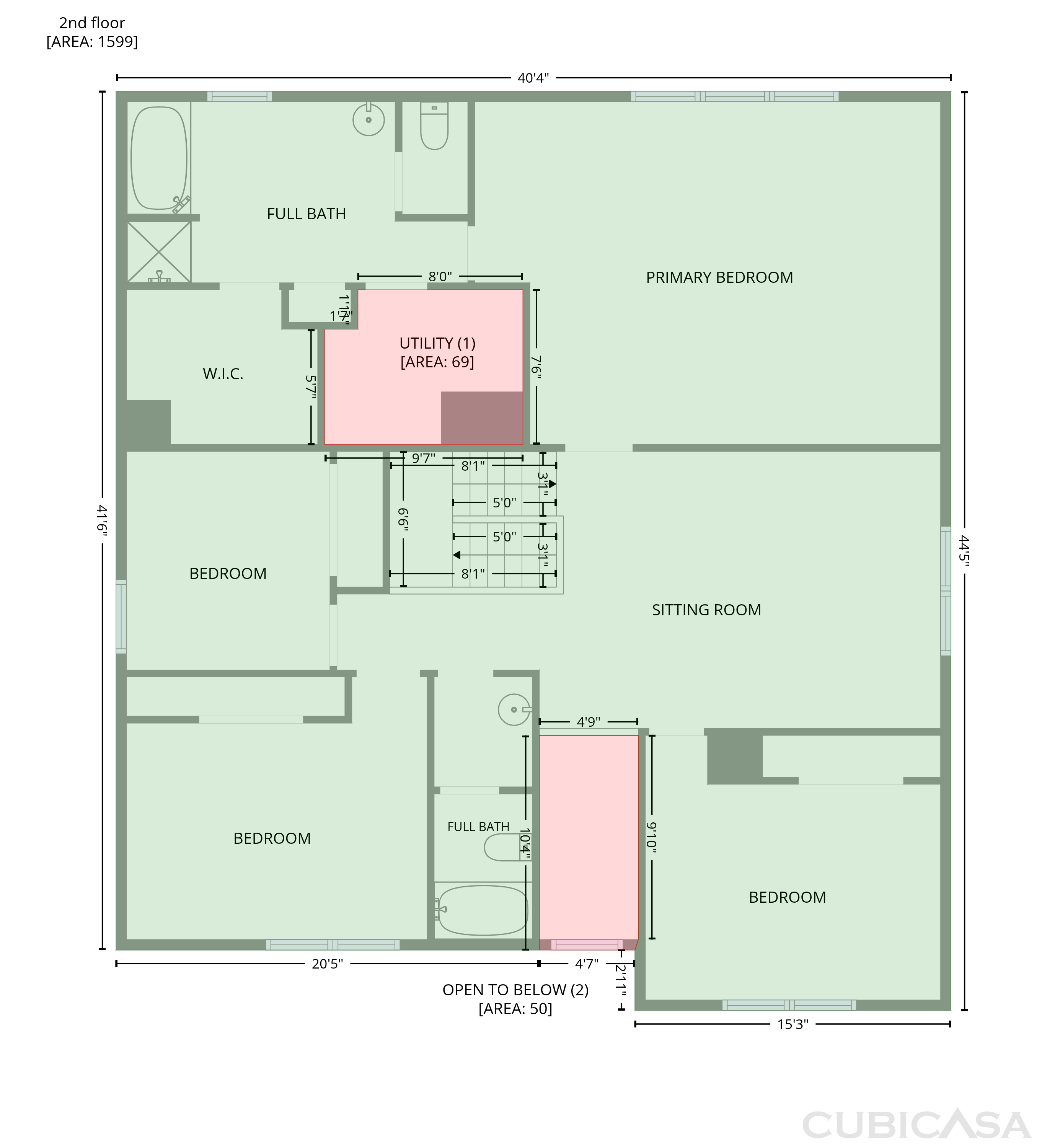 Second Floor of 2619 Dutch Grove Cir, Raleigh, NC