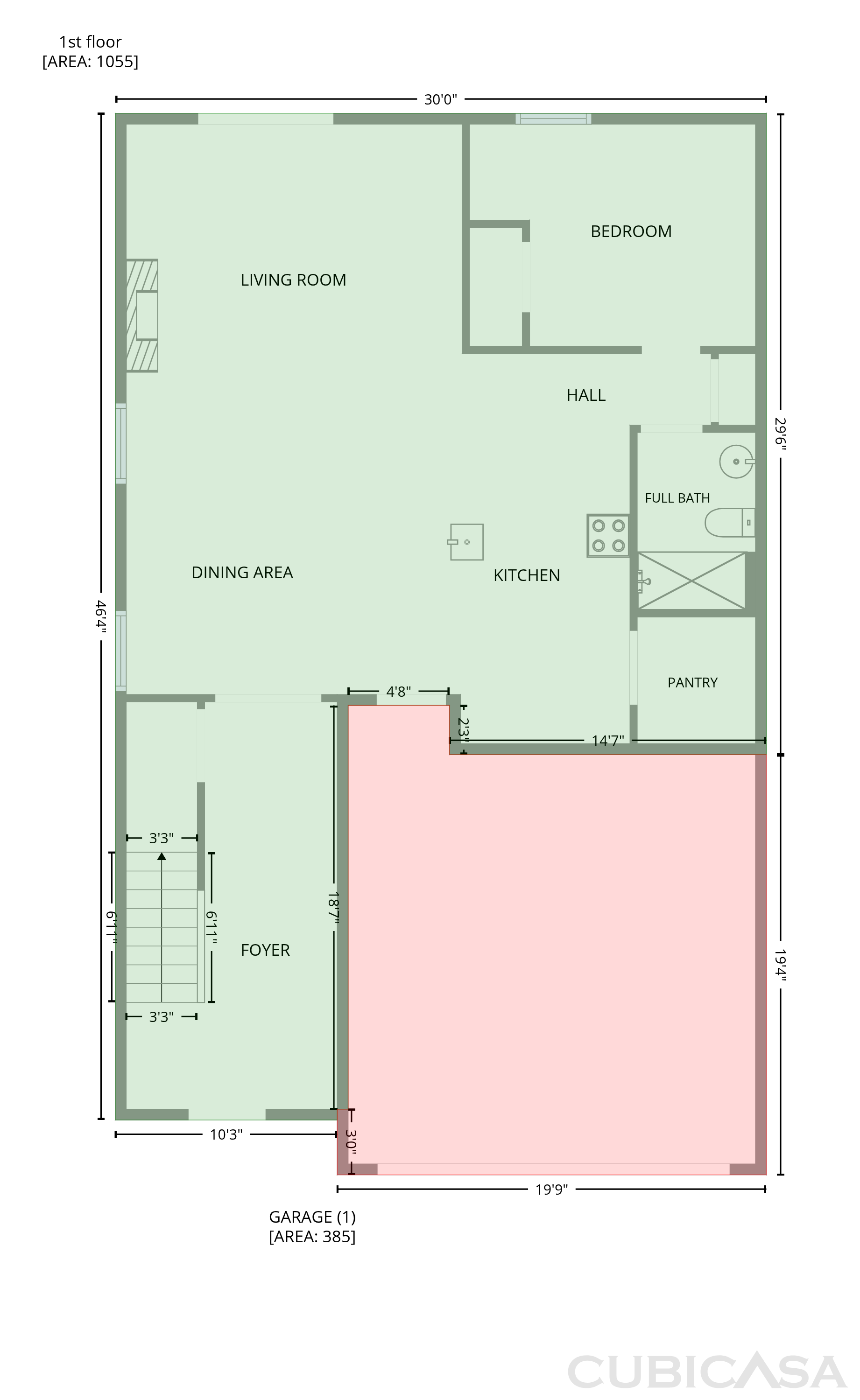 Main Floor of 3980 Long Arrow Dr, Concord, NC