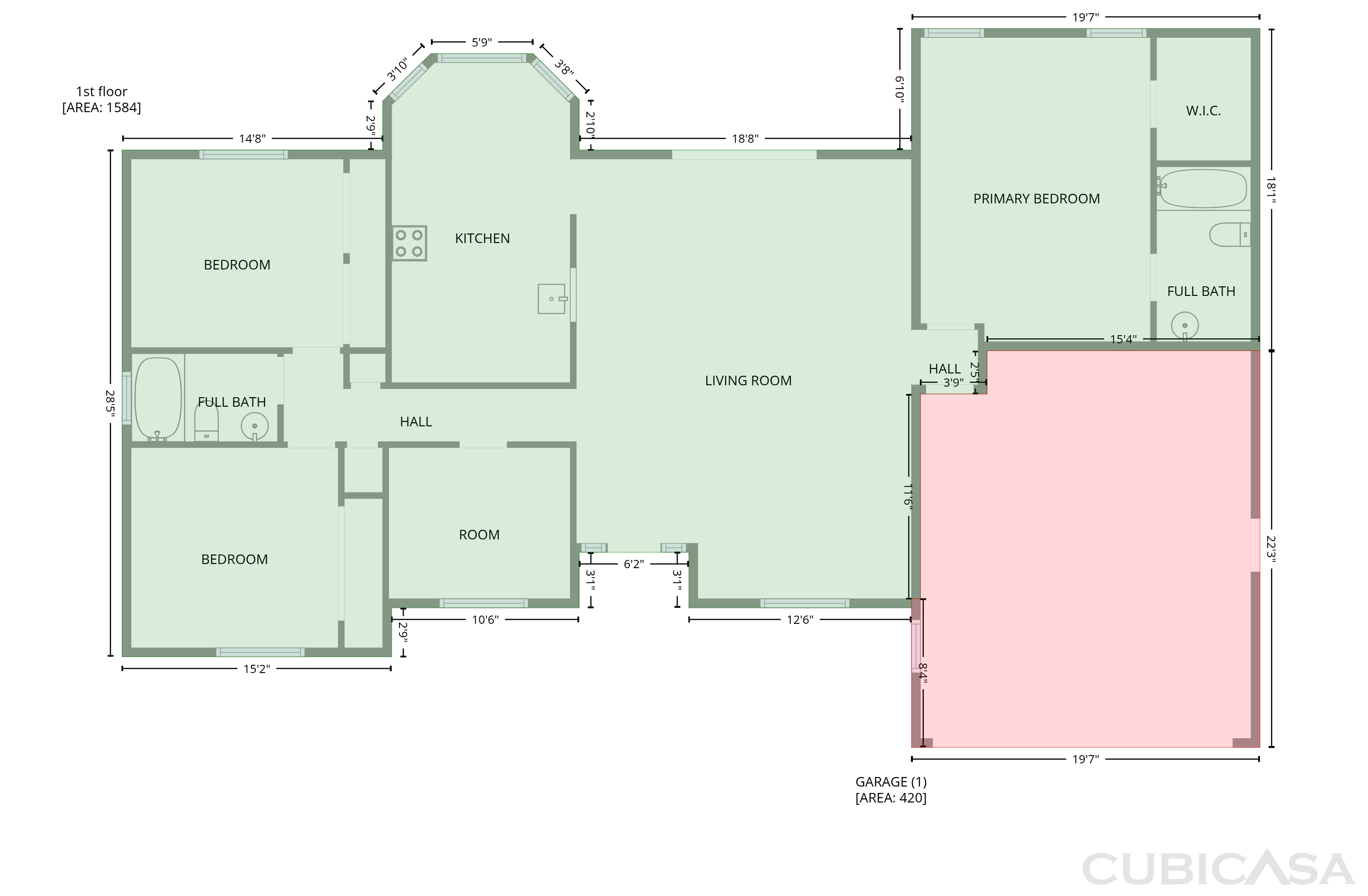 Main Floor of 1750 Evergreen Ct, Kissimmee, FL