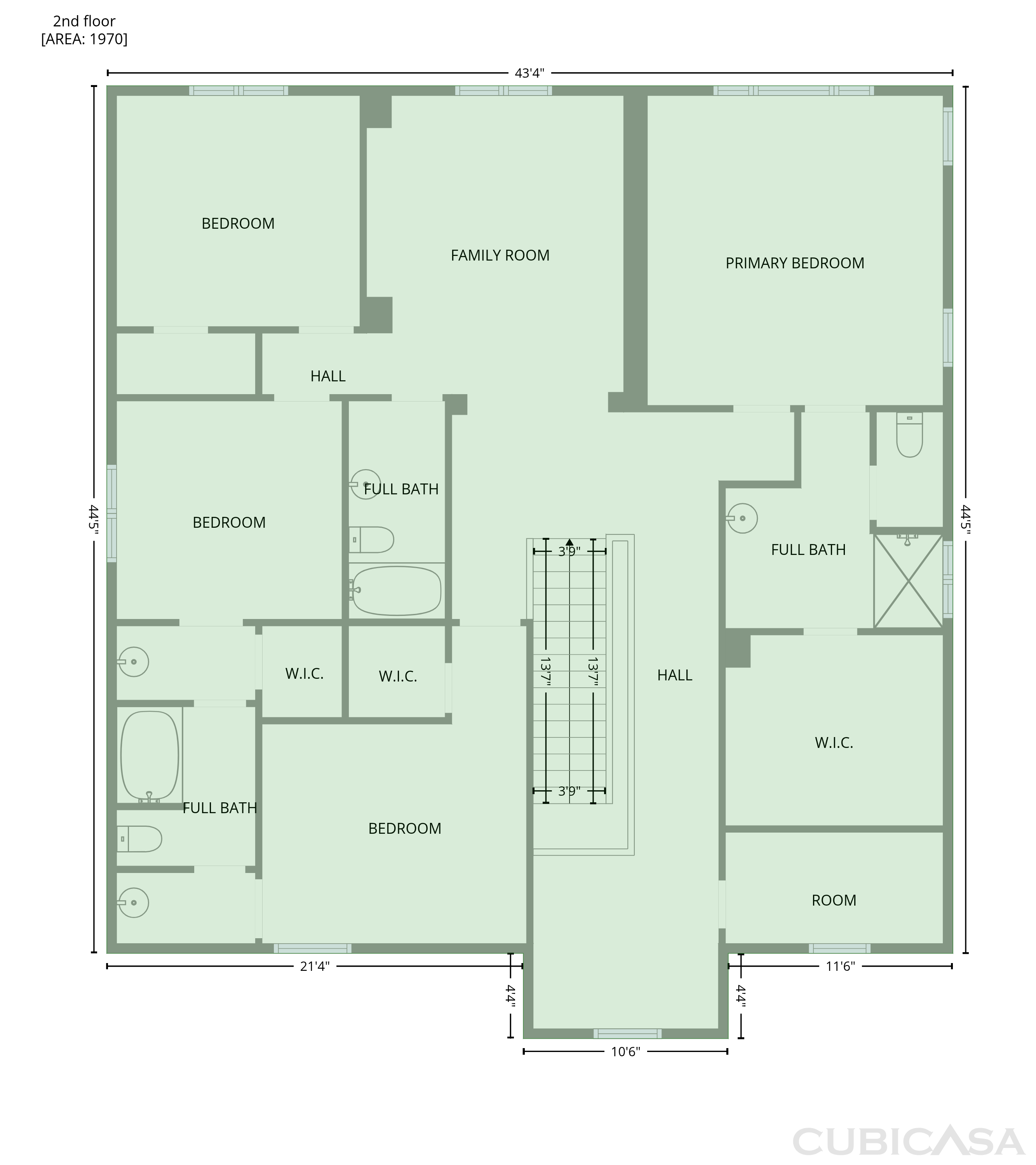Second Floor of 8416 Tapies Way, Elk Grove, CA