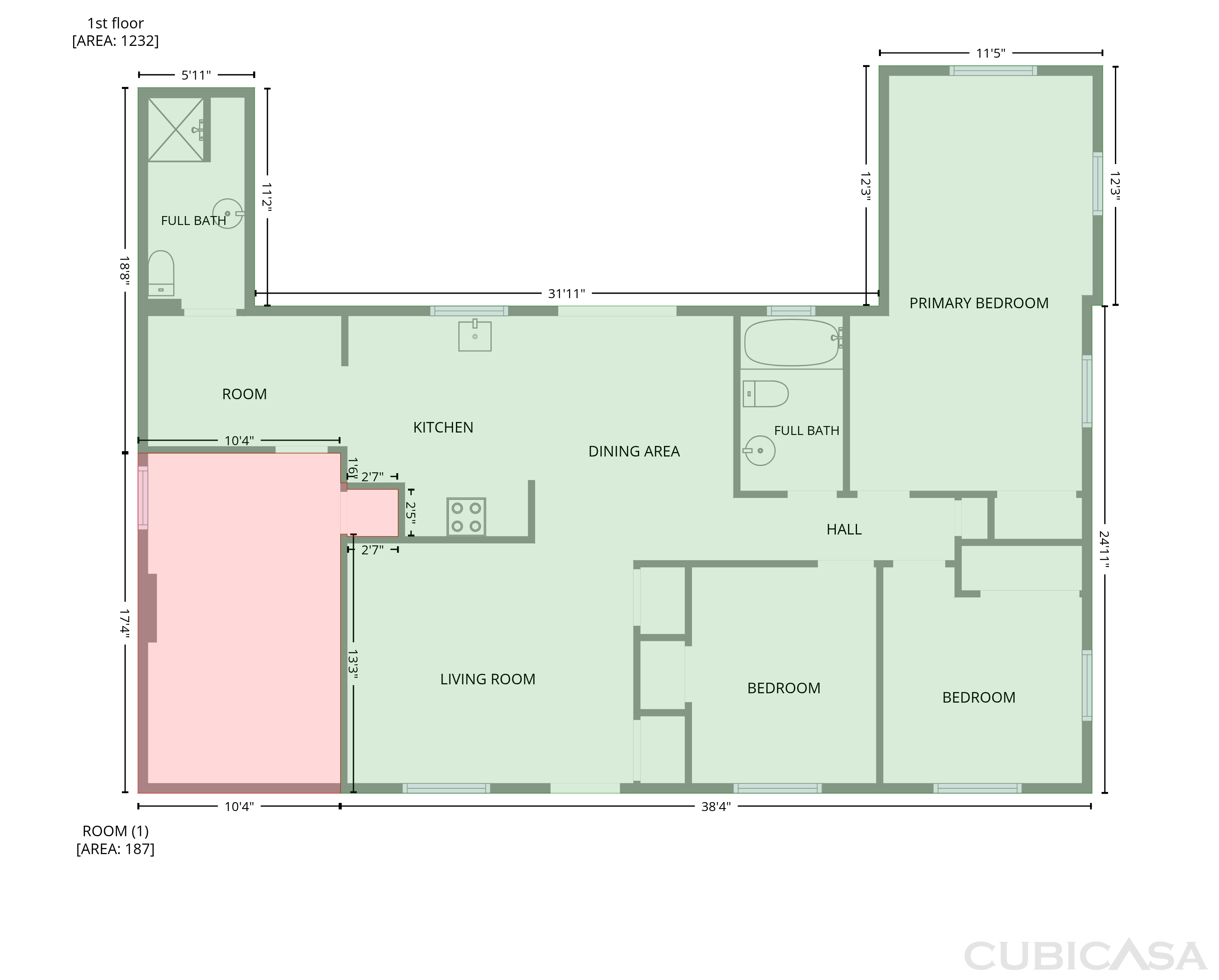 Main Floor of 8283 86th Ave, Seminole, FL