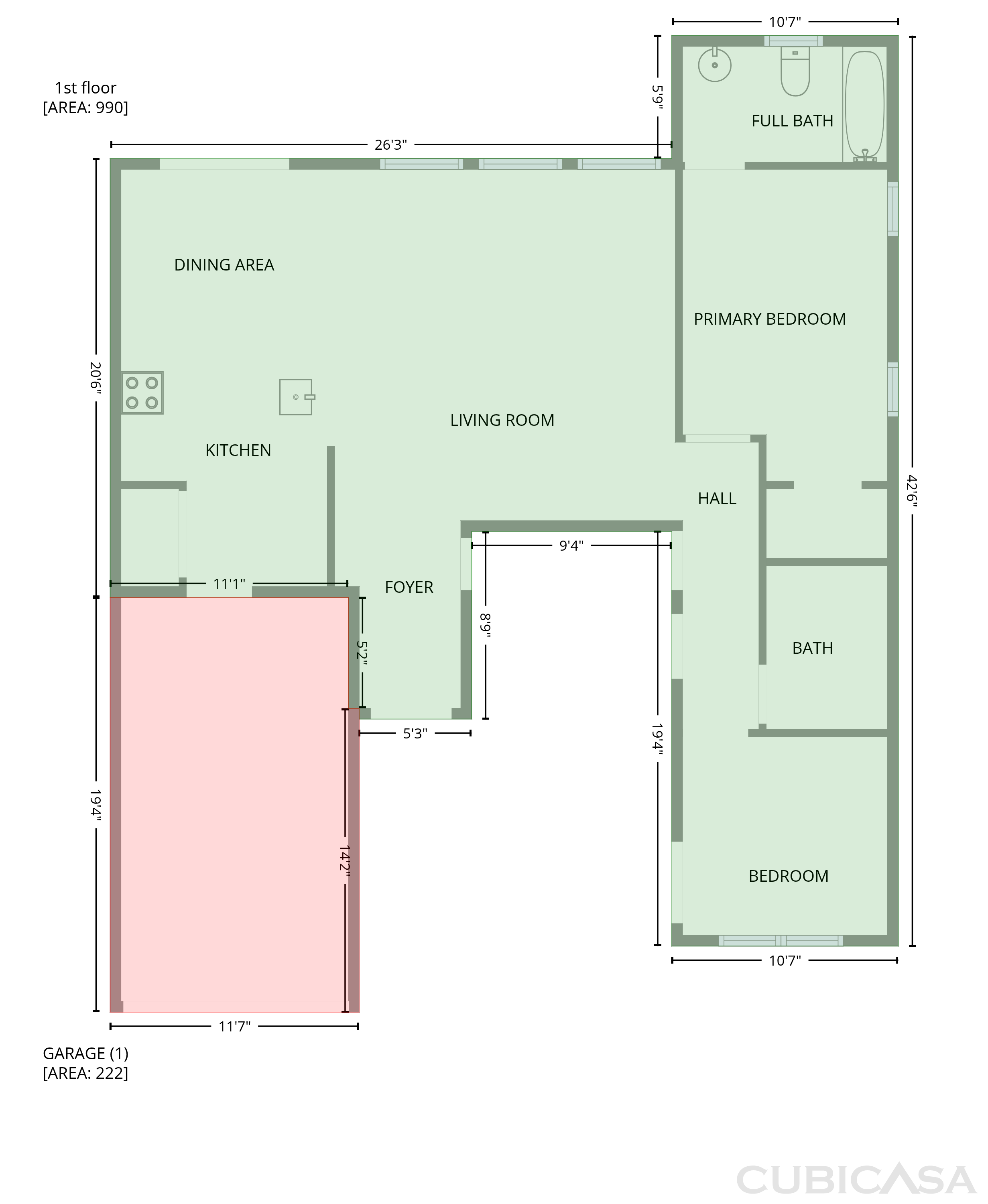Main Floor of 159 Old Tree Rd, Goose Creek, SC