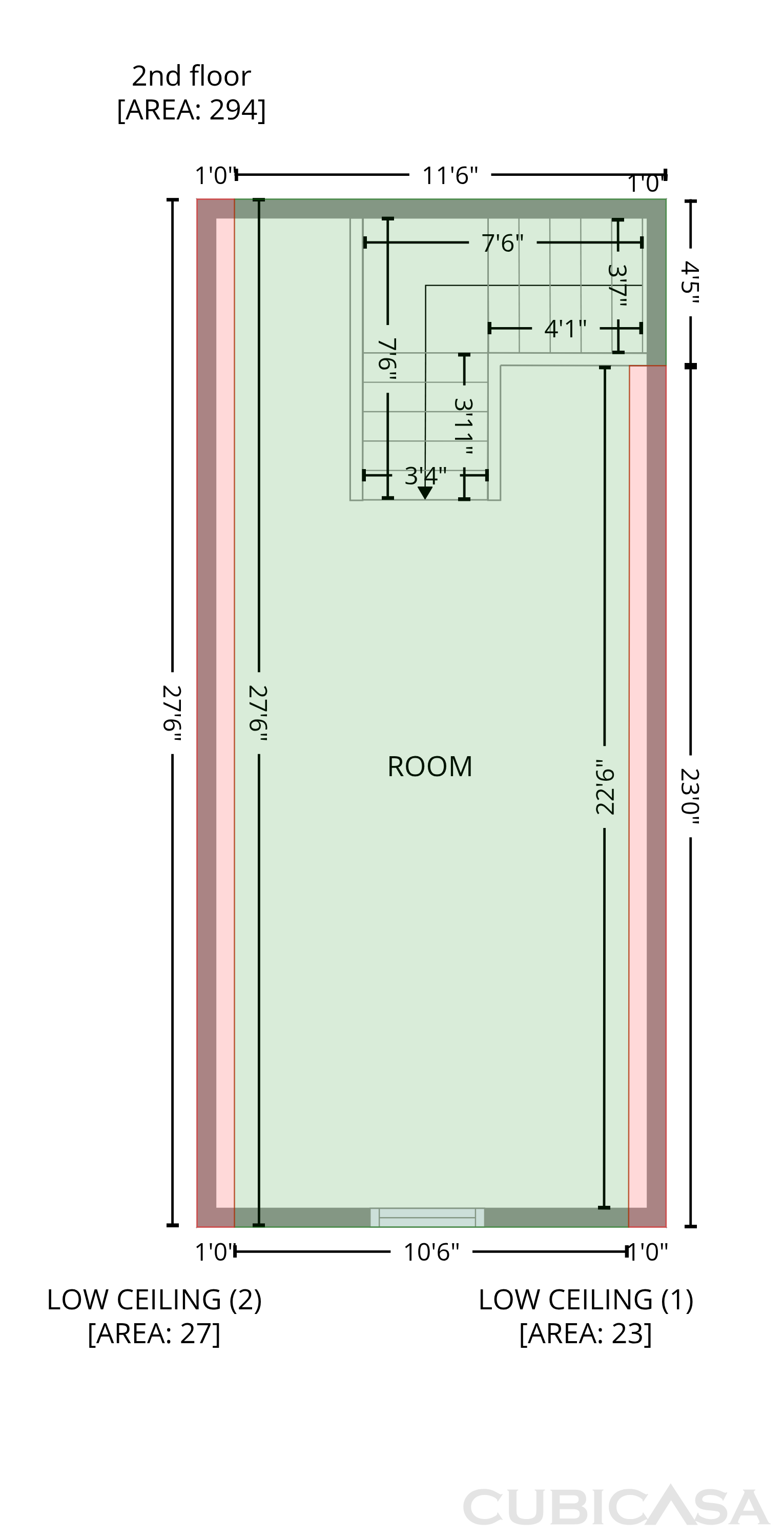 Second Floor of 4024 Tarmac Dr, Sophia, NC