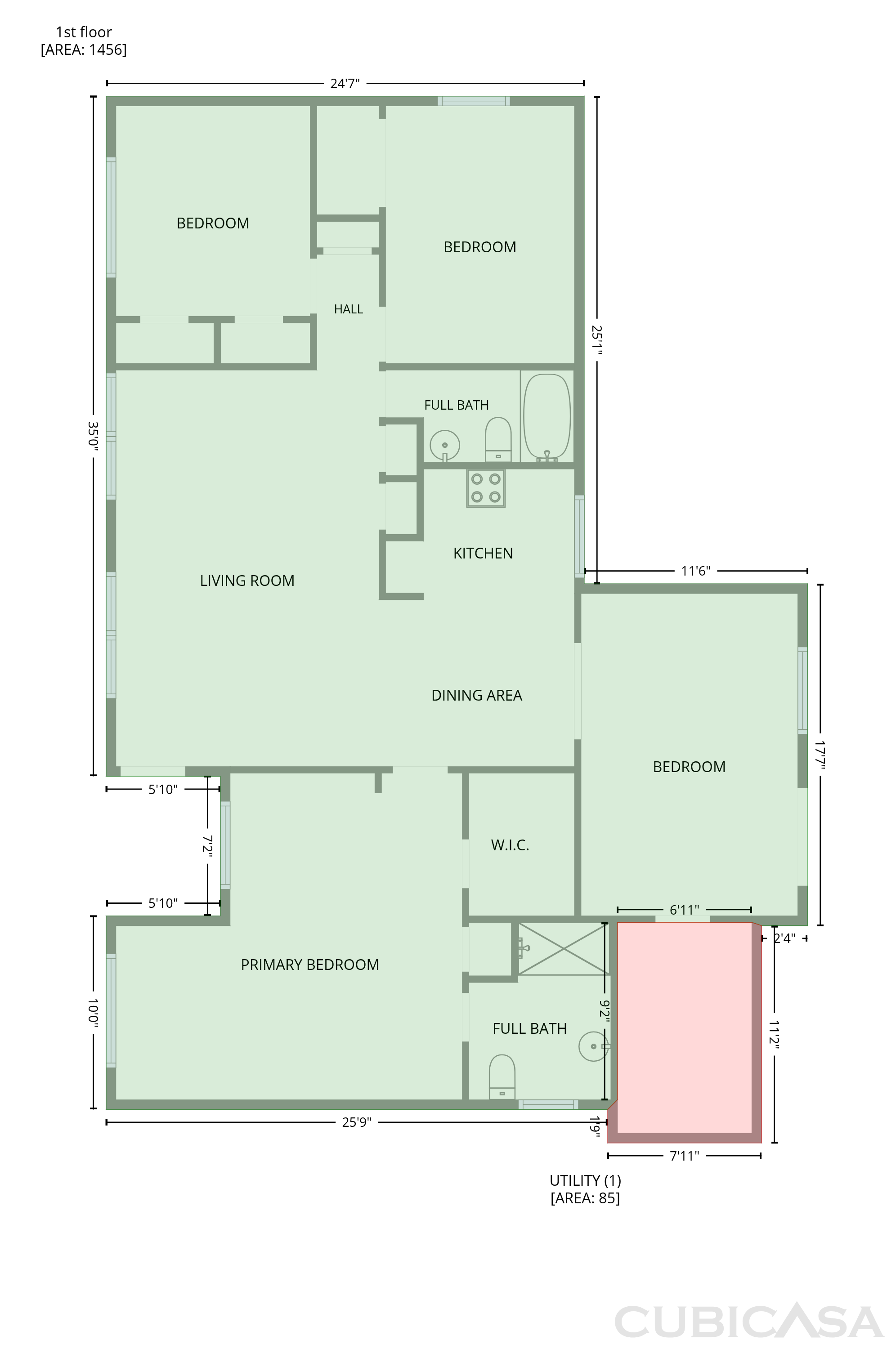 Main Floor of 1907 Sue Ann St, Orlando, FL
