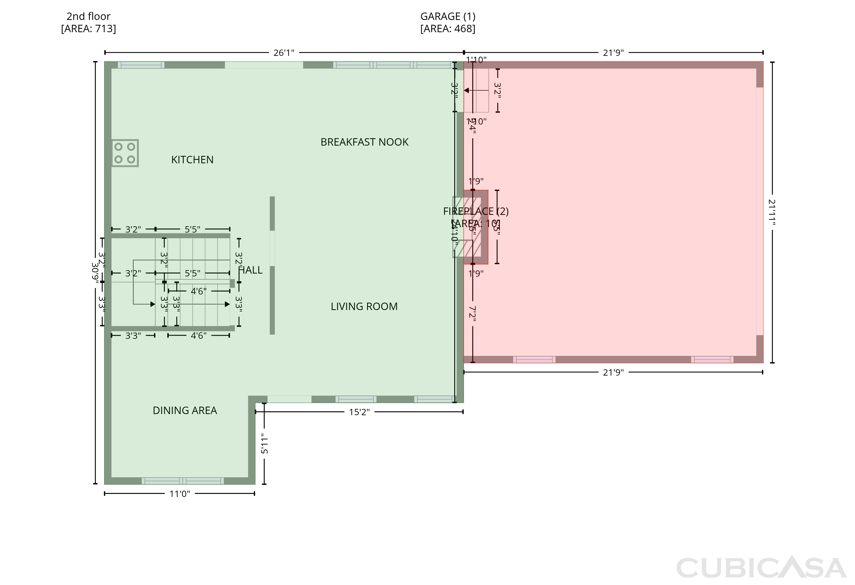 Second Floor of 3888 Courtland Cir, Thomasville, NC