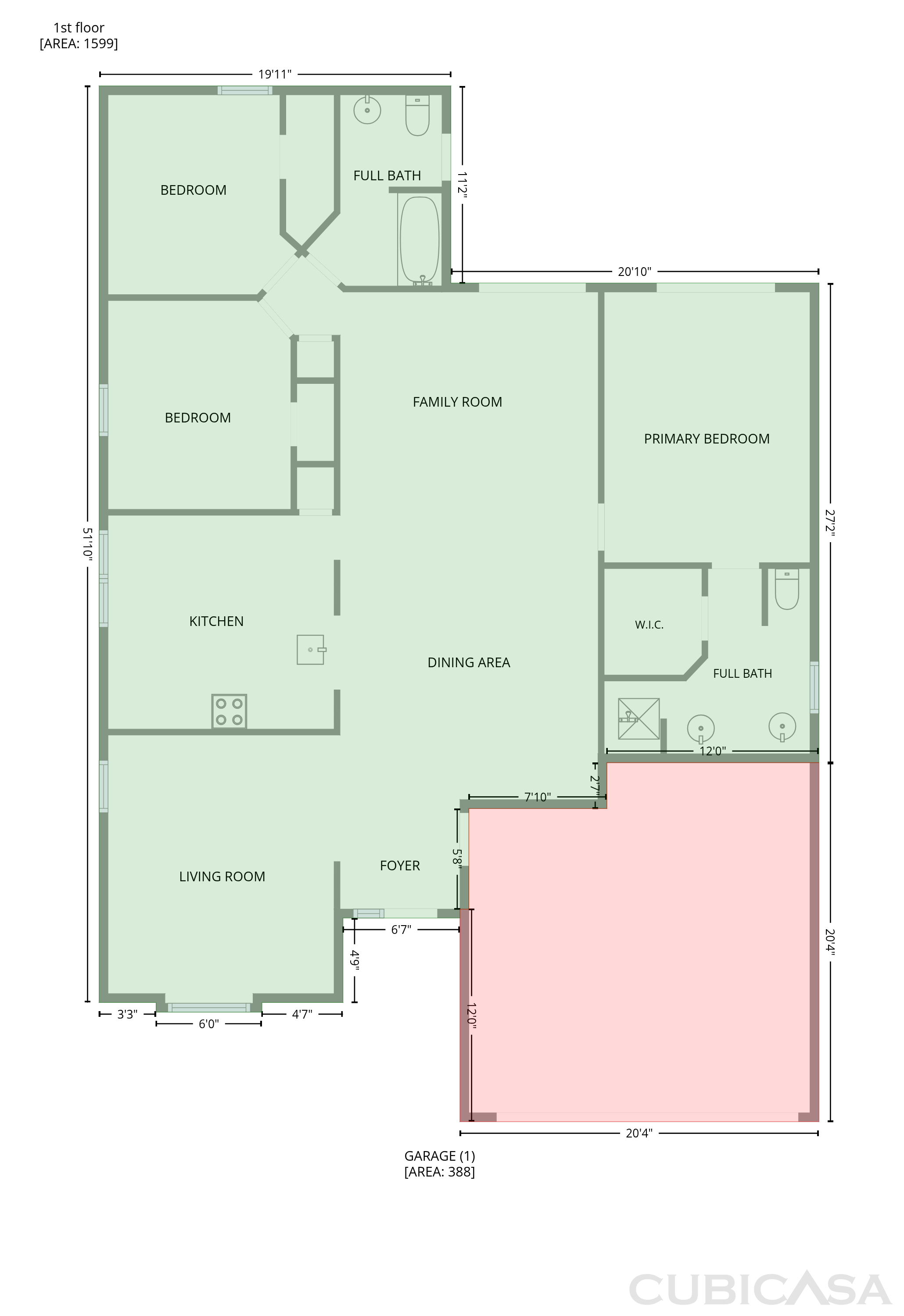 Main Floor of 1204 Tiger Wood Ct, Valrico, FL