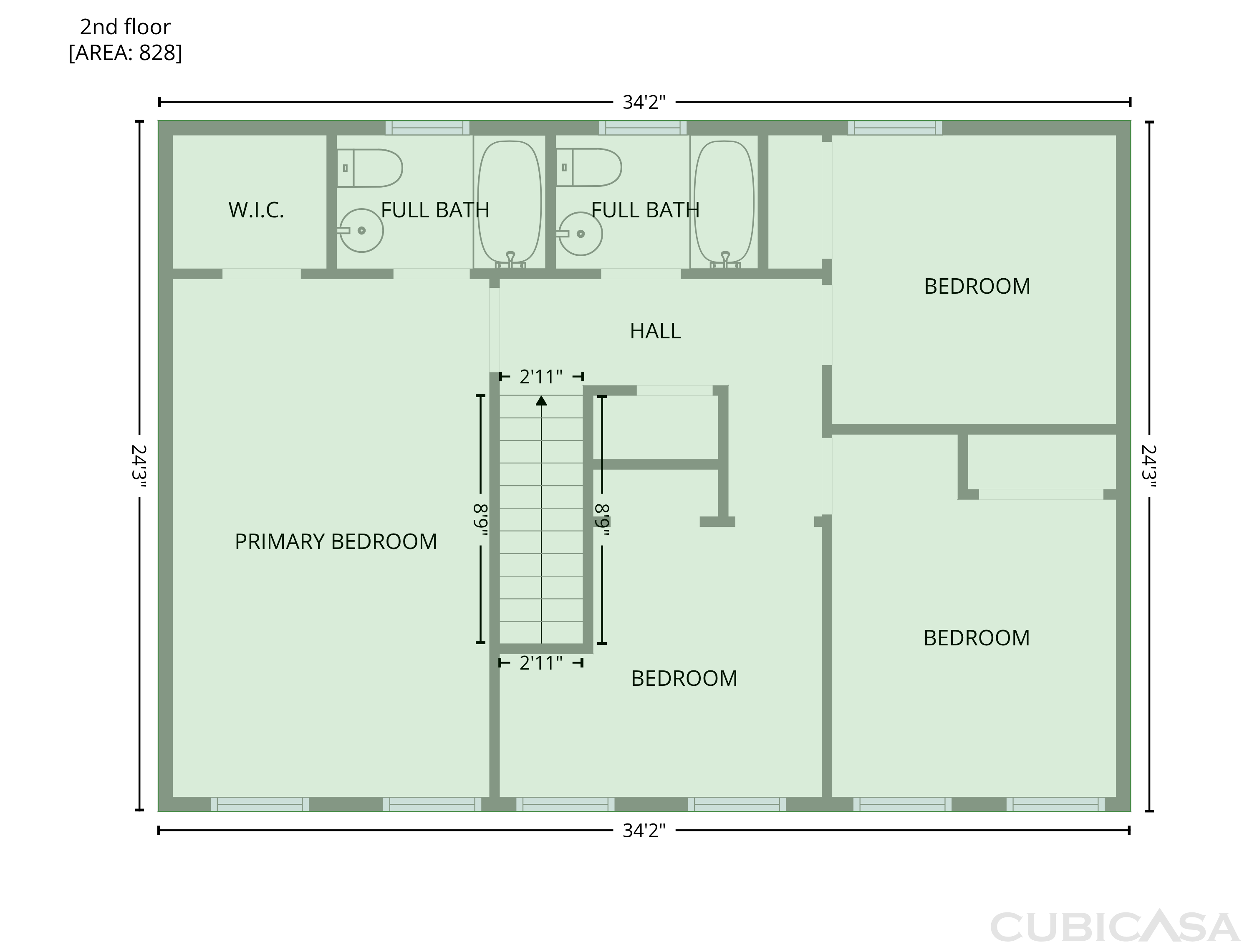 Second Floor of 750 Cranberry Trl, Roswell, GA