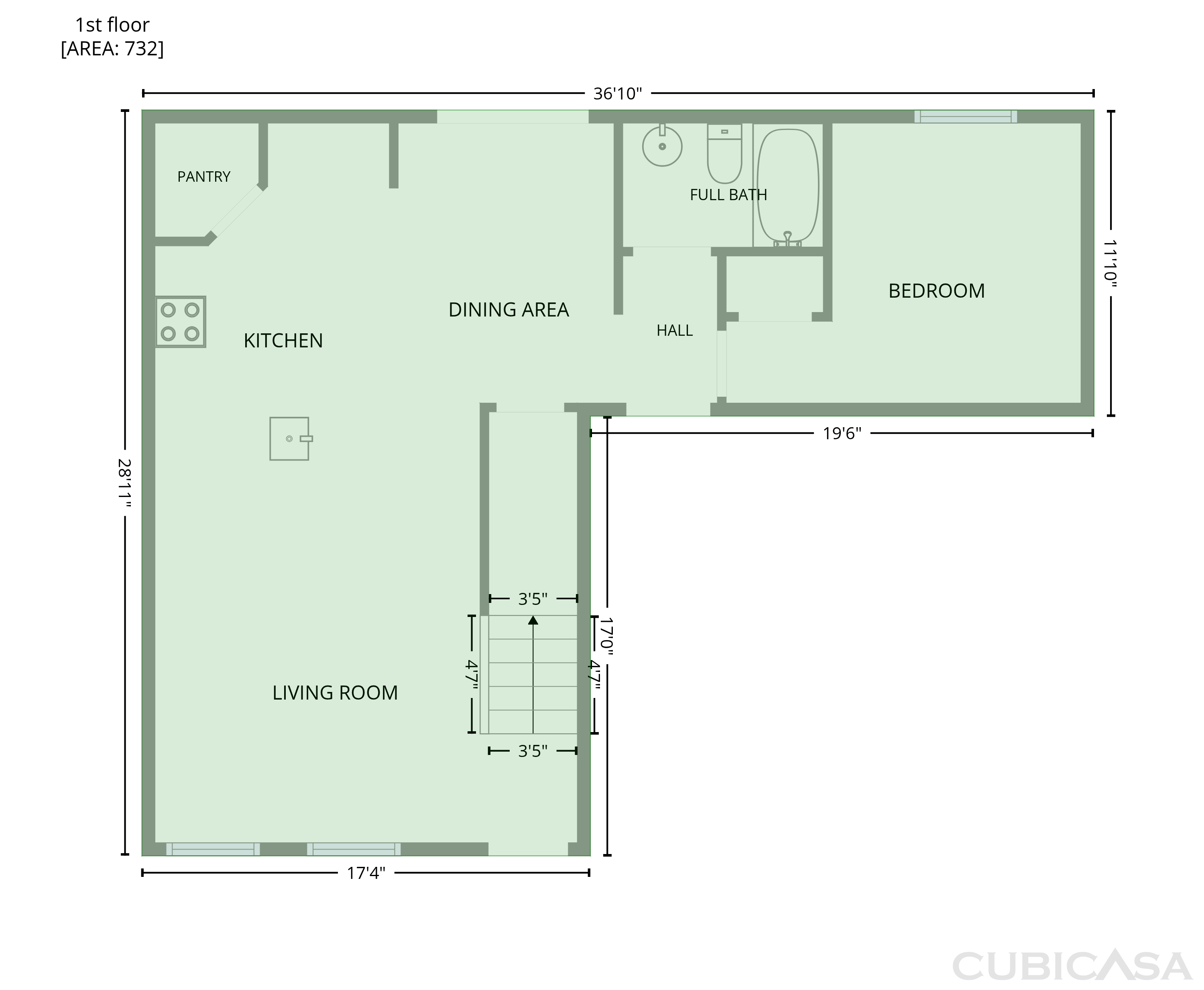 Main Floor of 154 Catalpa Rd, Milner, GA