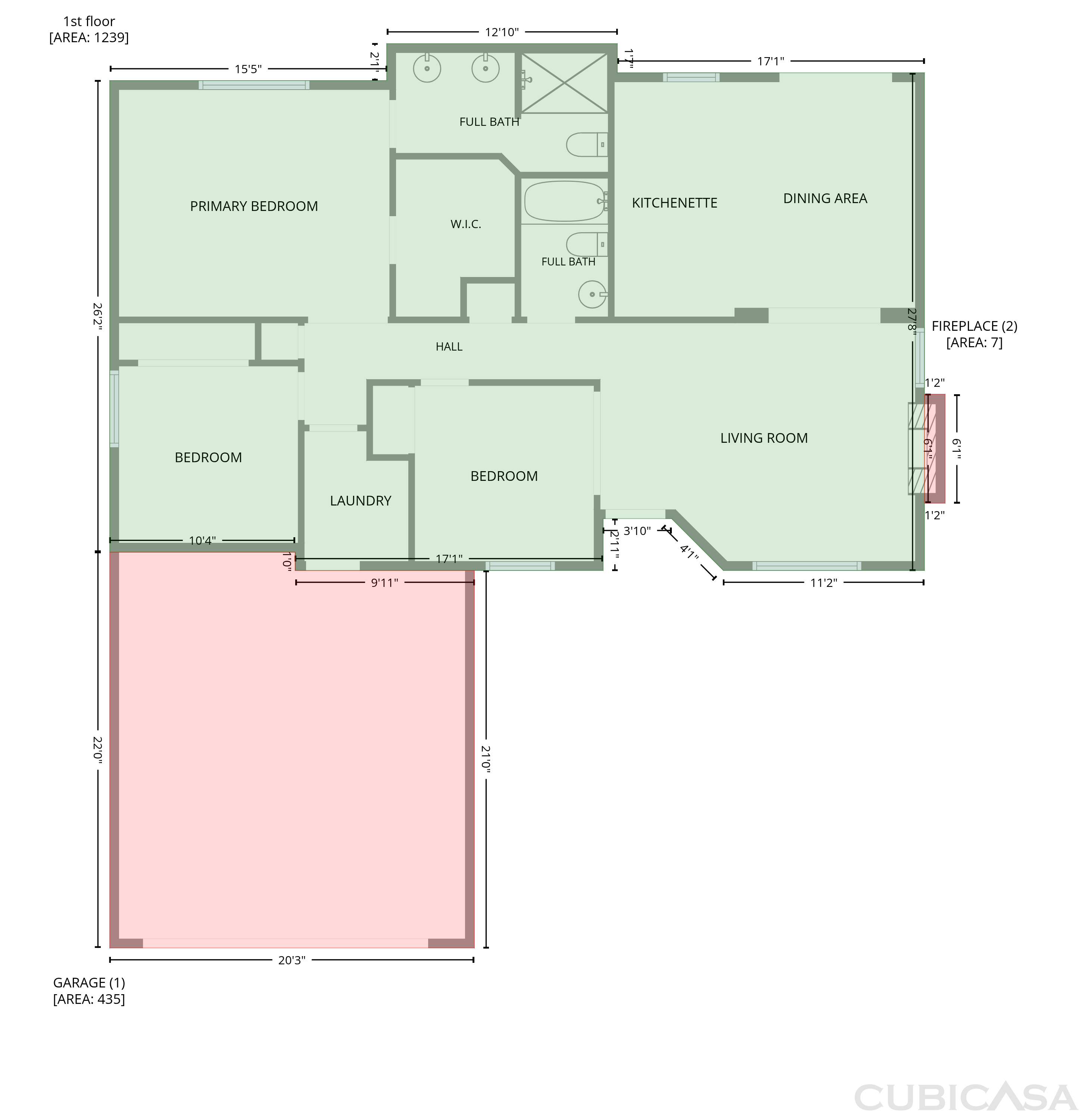 Main Floor of 2945 E Hononegh Dr, Phoenix, AZ